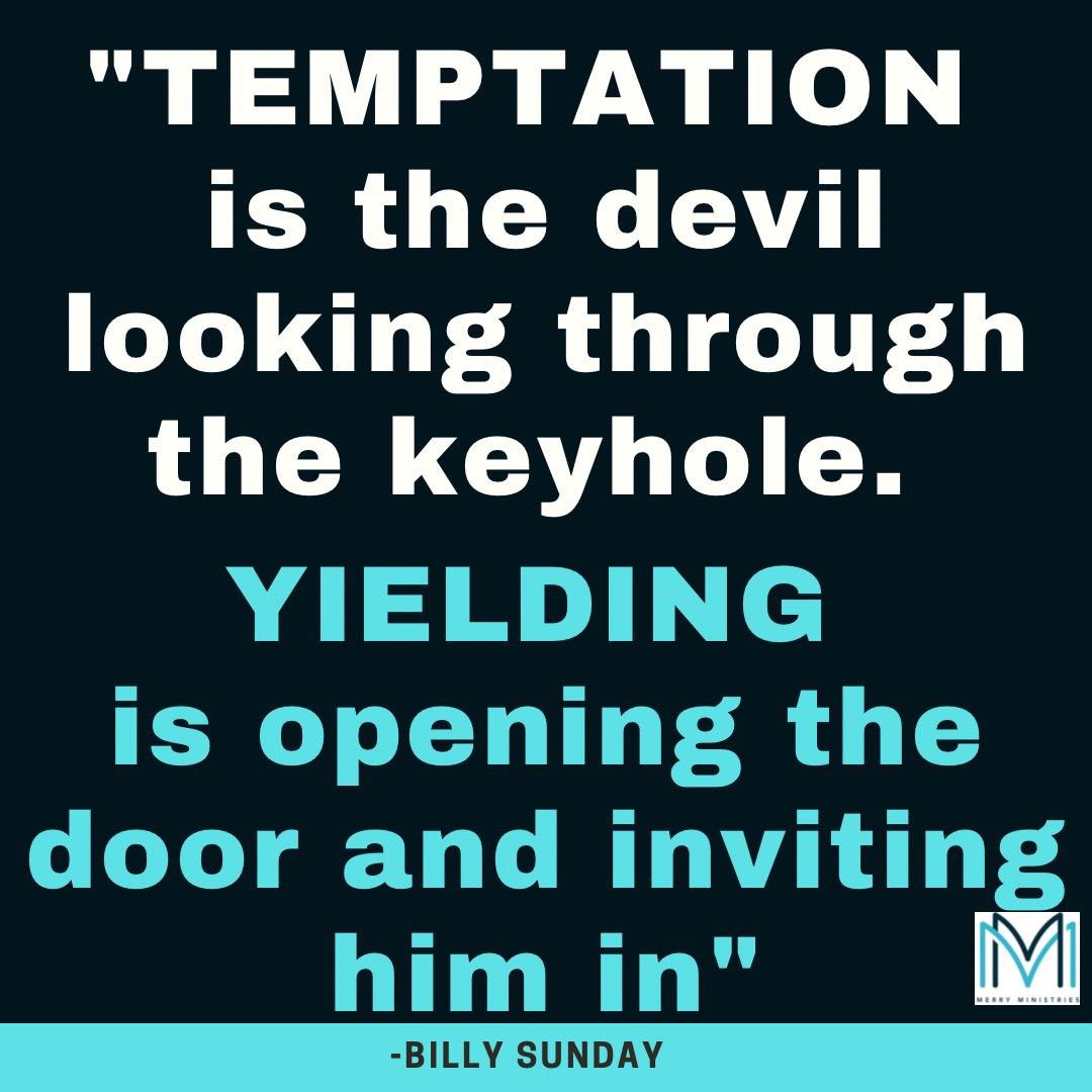 &ldquo;If you think you are standing strong, be careful not to fall. The temptations in your life are no different from what others experience. 
  AND GOD IS FAITHFUL. 
He will not allow the temptation to be more than you can stand. When you are temp