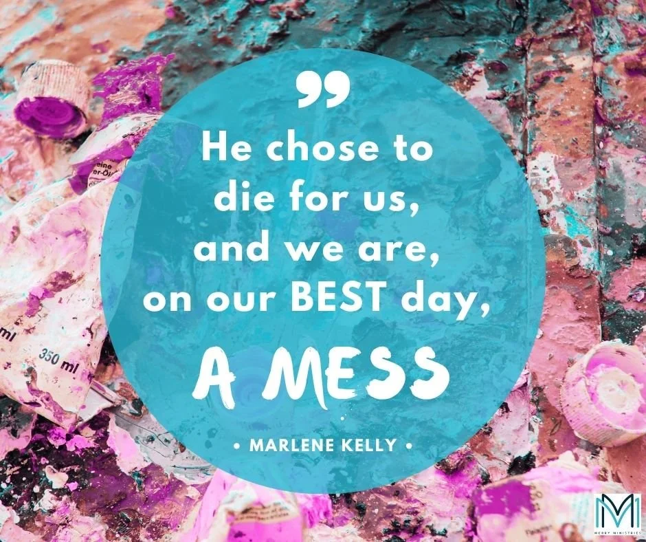 "For our sake he made him to be sin who knew no sin, so that in him we might become the righteousness of God." 2 Corinthians 5:21

If you were unable to join us this week, Marlene Kelly taught a beautiful lesson covering 2 Corinthians 5 and