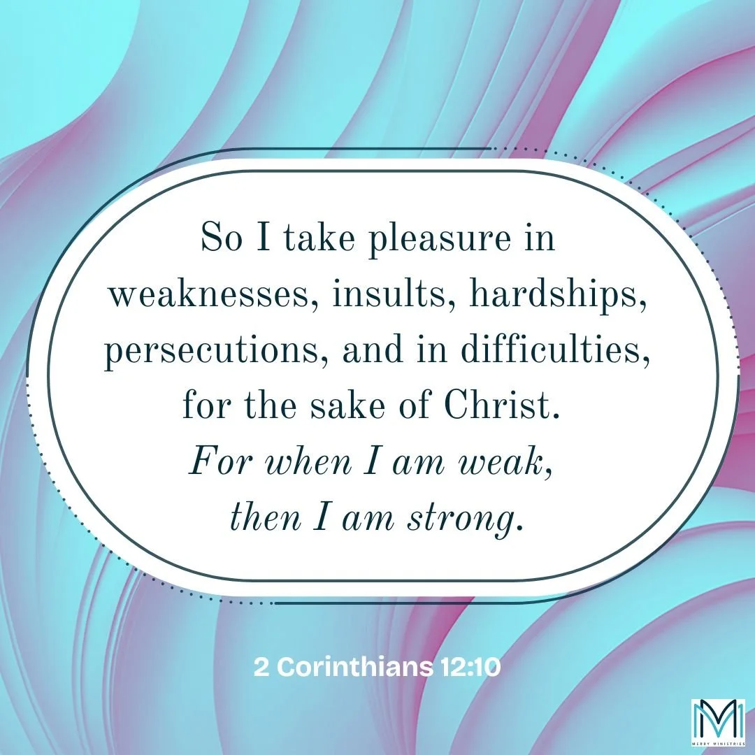 When we think, "I can't do this!" that's when we turn to God...because He can.