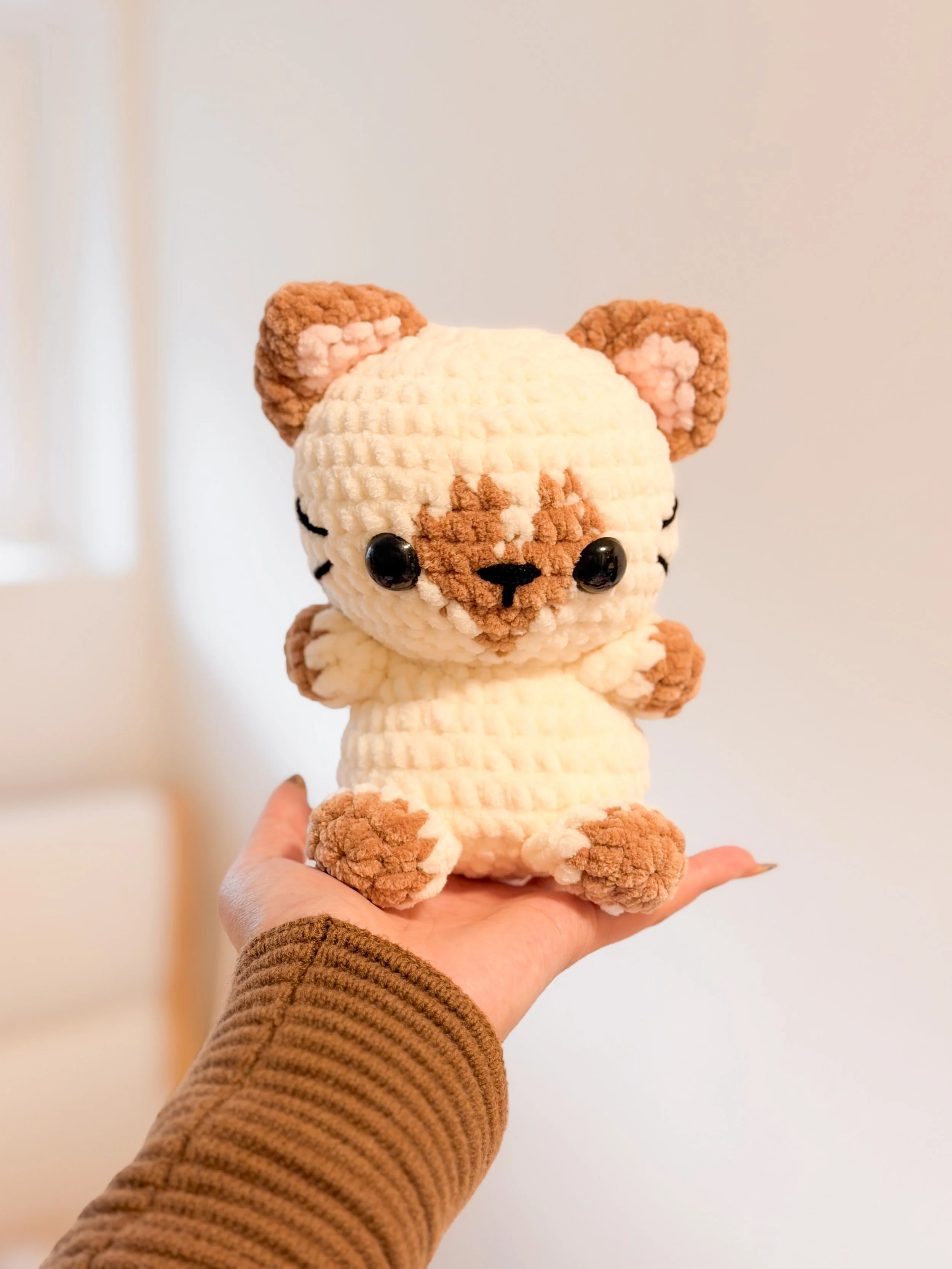 Chubby Siamese Cat Plushie