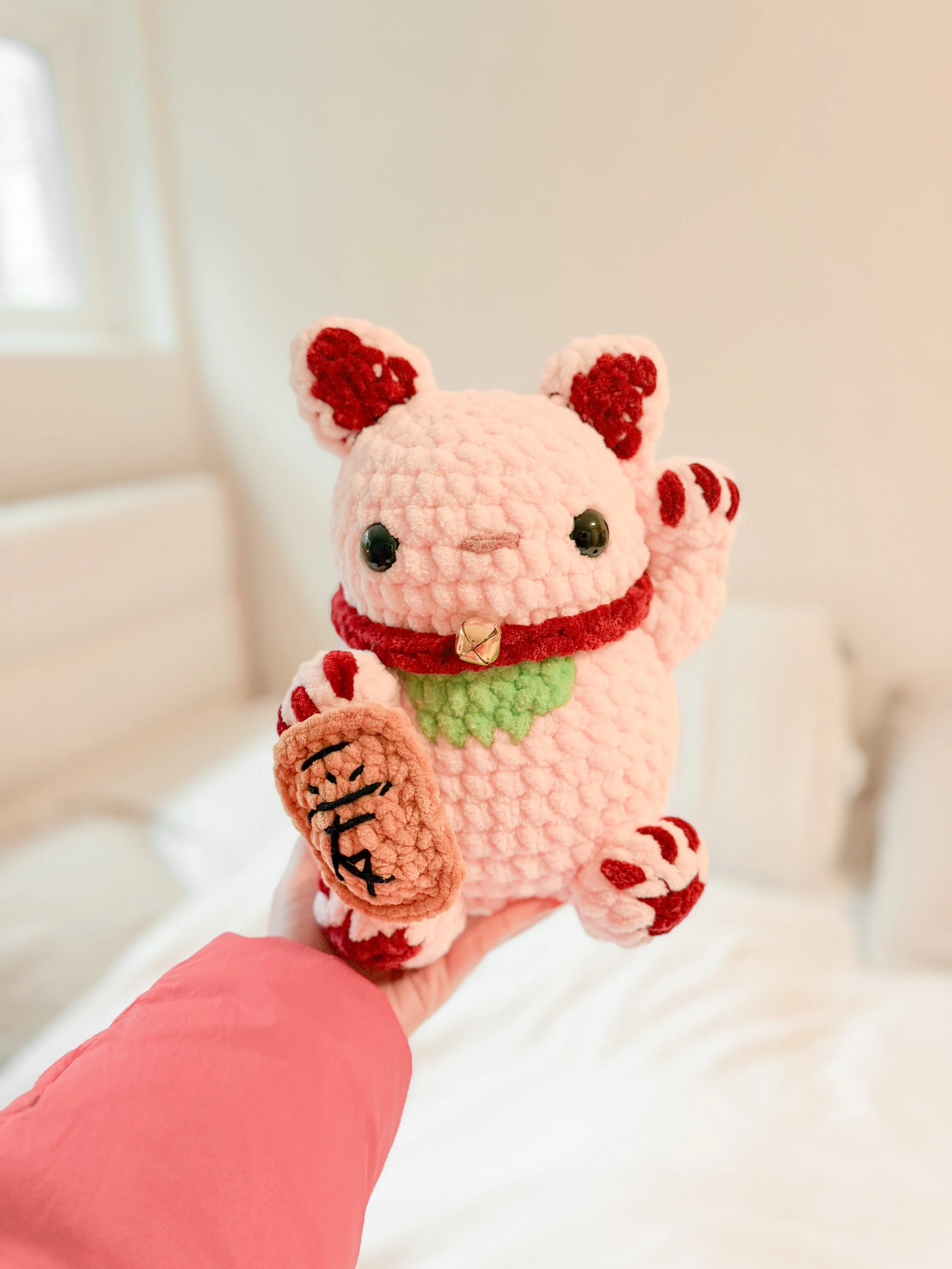 Jumbo Lucky Cat Plush