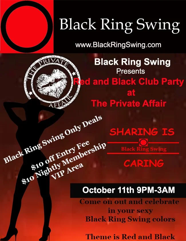 Black Ring Swing Red and Black TPA Club Event!!