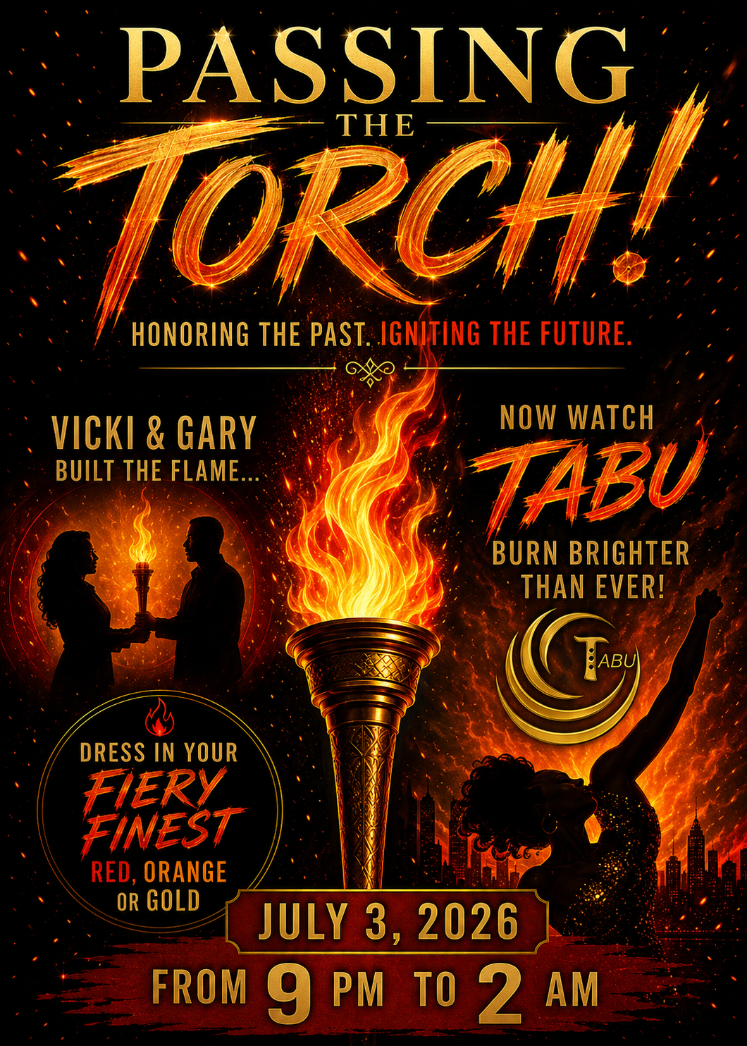 Black Ring Swing Presents, Passing the Torch Tabu Event