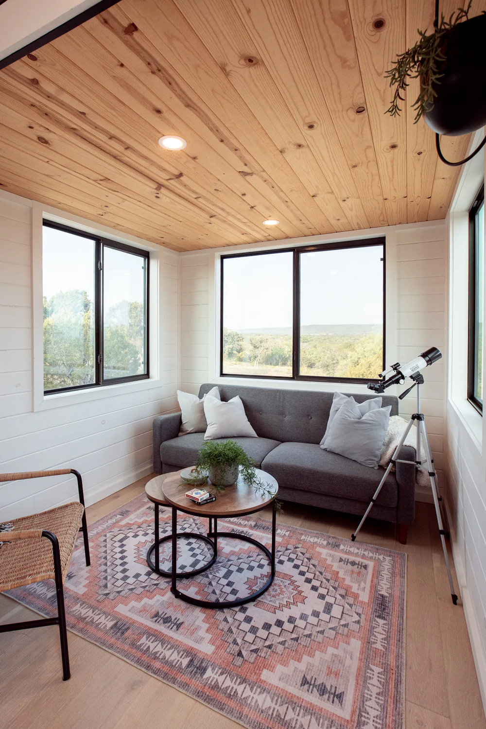 View of The Nomad | Lightweight tiny home on wheels with loft and travel-ready ...