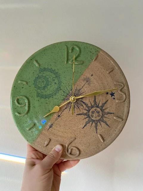 Hand-Built Hanging Wall Clock