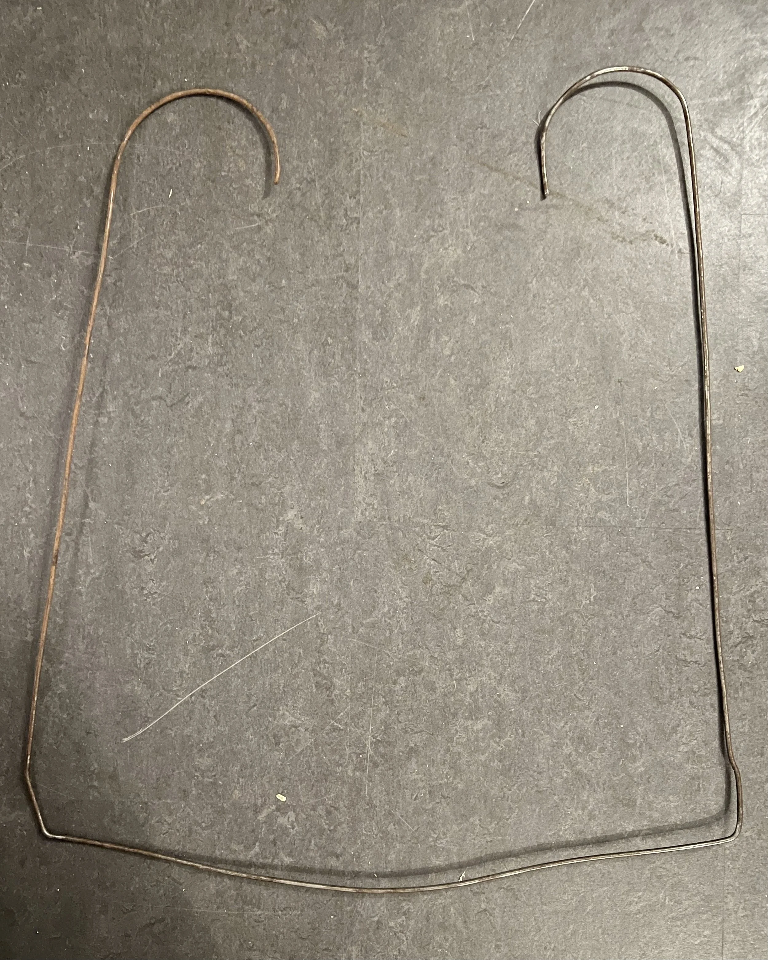 Gammal ten i dålig form.