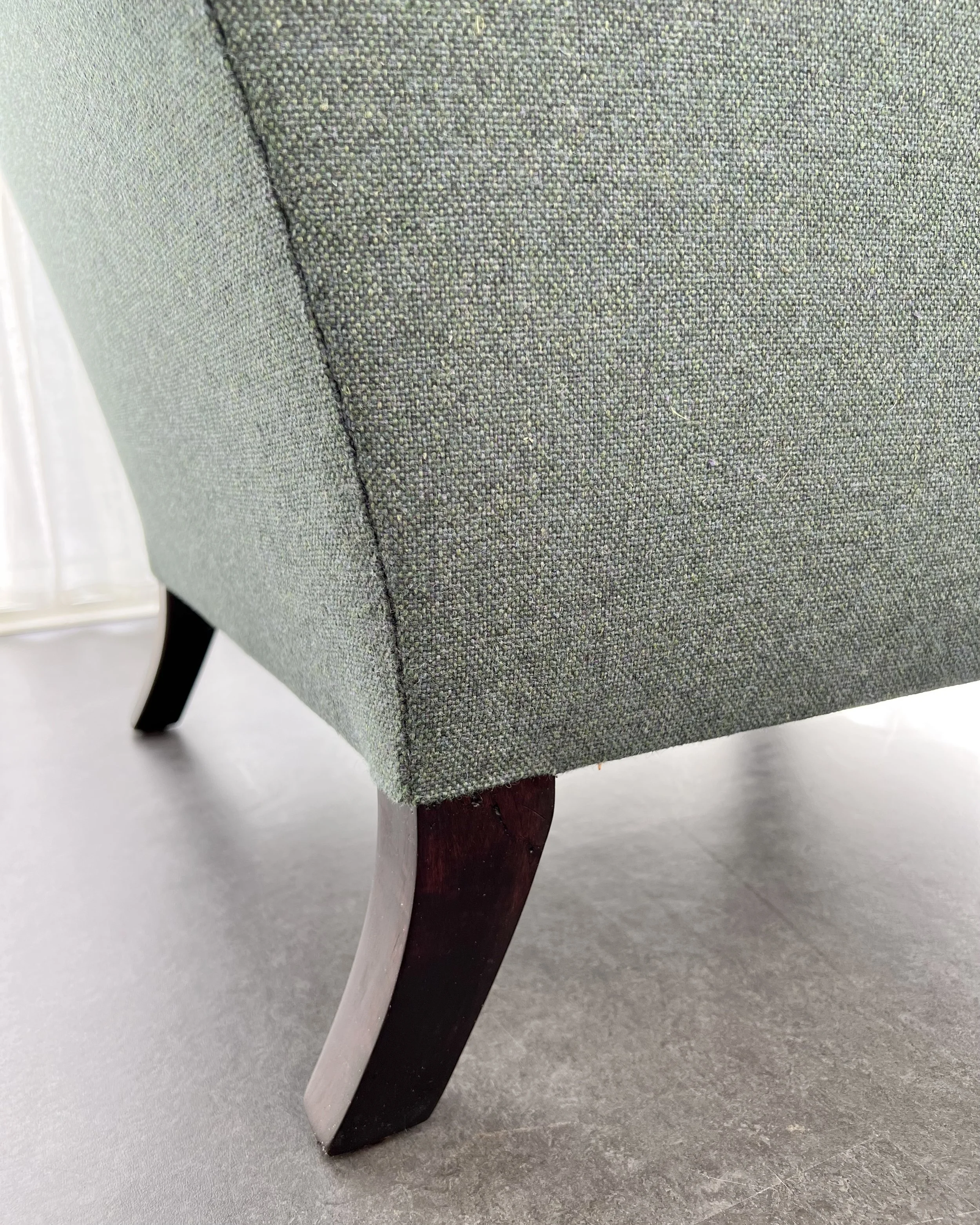 Smygsytt bakstycke och nybetsade ben.