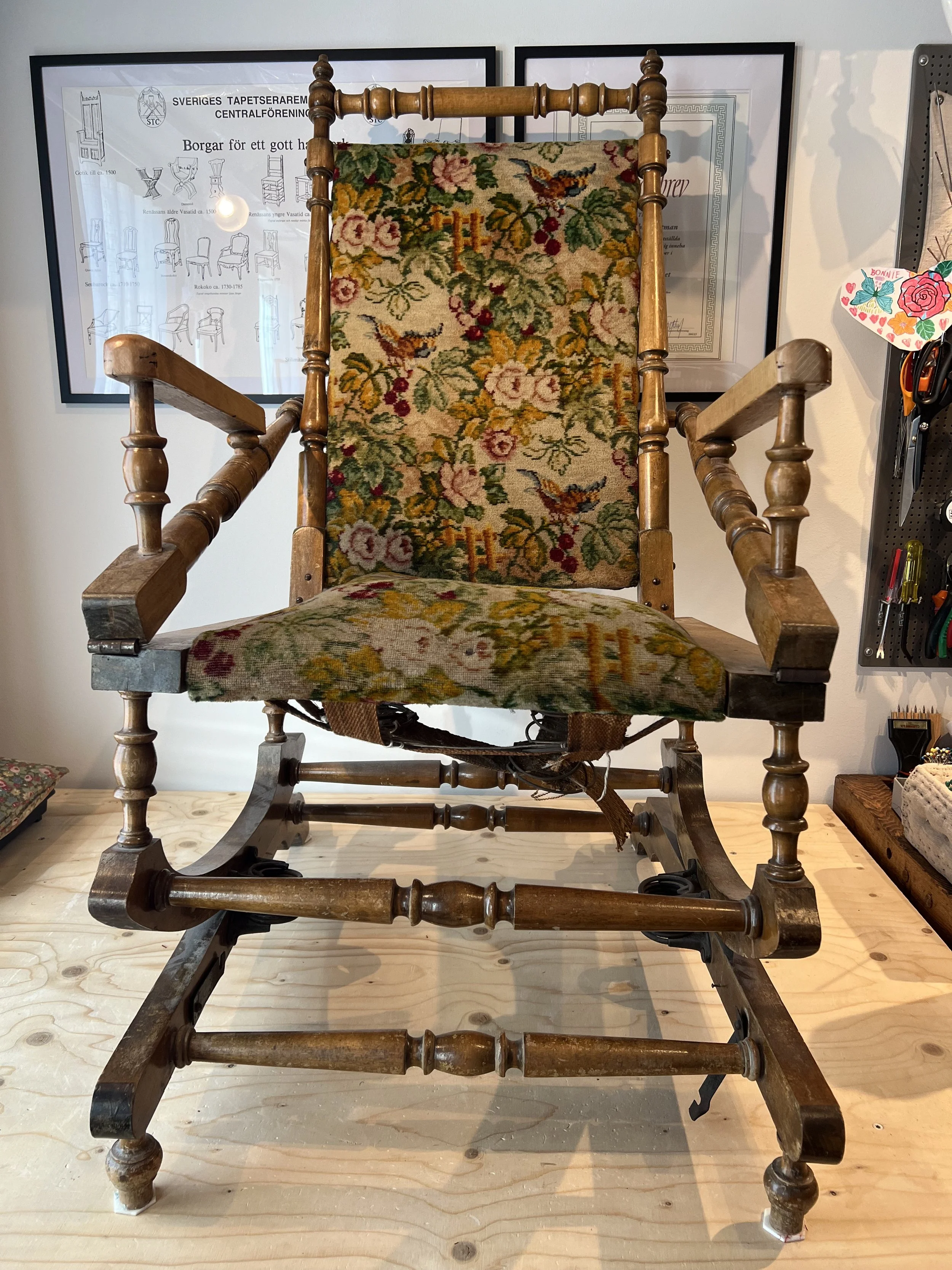 INNAN; Trött gungstol