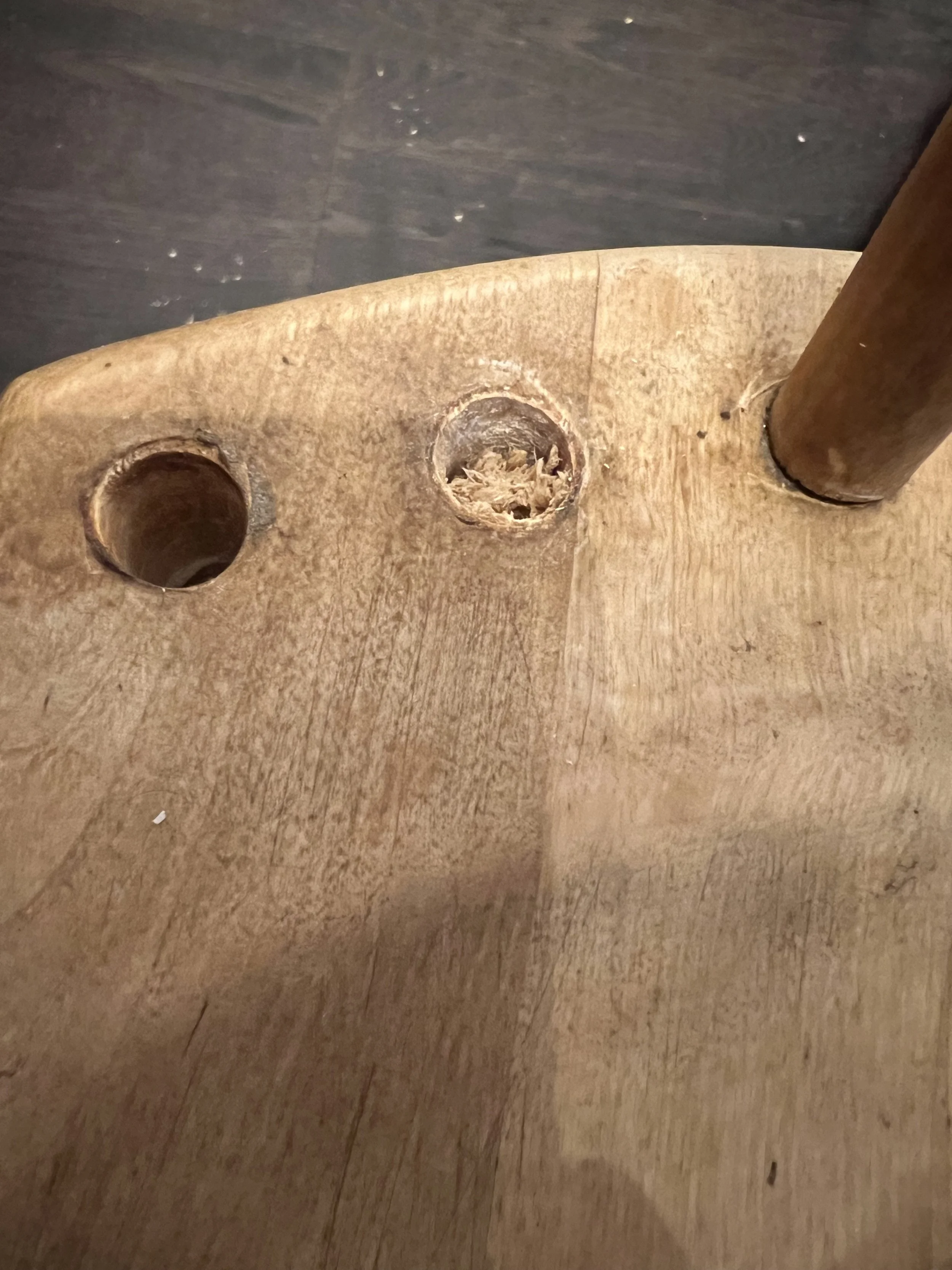 INNAN; Igensatta tapphål