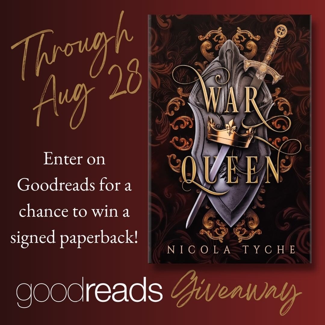Want a signed copy of War Queen? Enter on Goodreads by August 28th for a chance to win!

👉 https://www.goodreads.com/giveaway/show/371842-war-queen
.
.
.
.
🏷️
#bookstagram #crowns #warqueen #giveaway #newrelease #goodreads #goodreadsgiveaway #givea