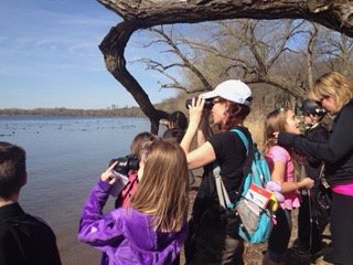 TRC Volunteer Introduces Birding to Next Generation