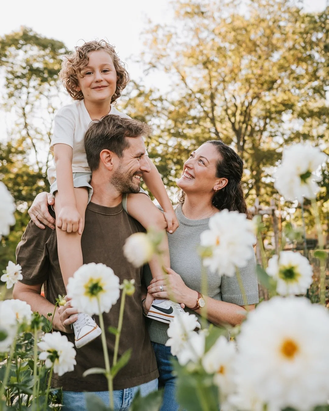 This wasn&rsquo;t your typical session.
And maybe that&rsquo;s why I loved it so much.

No perfectly manicured location. No big production.
Just a family in the garden they&rsquo;ve spent years growing together &mdash; full of flowers, fresh veggies,