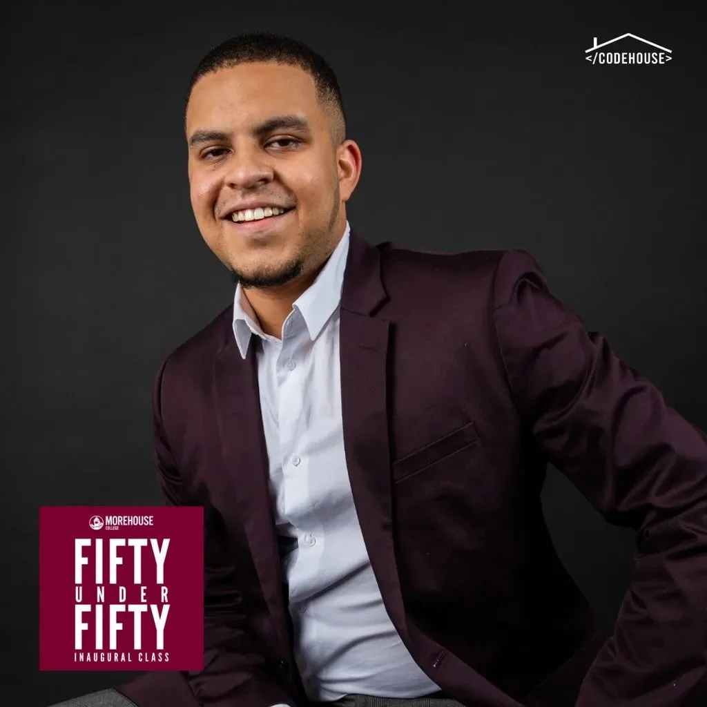 We&rsquo;re thrilled to announce that CodeHouse co-founder and President, Ernest Homes &lsquo;19, has been recognized in Morehouse College&rsquo;s inaugural 50 Under 50 ! This exciting initiative celebrates the outstanding alumni making a significant