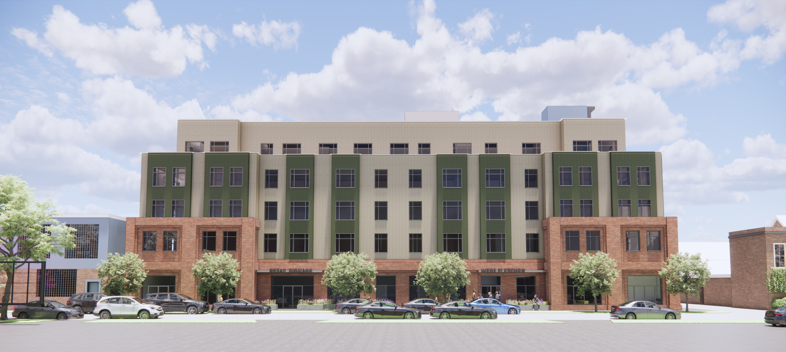 Northern Elevation Rendering