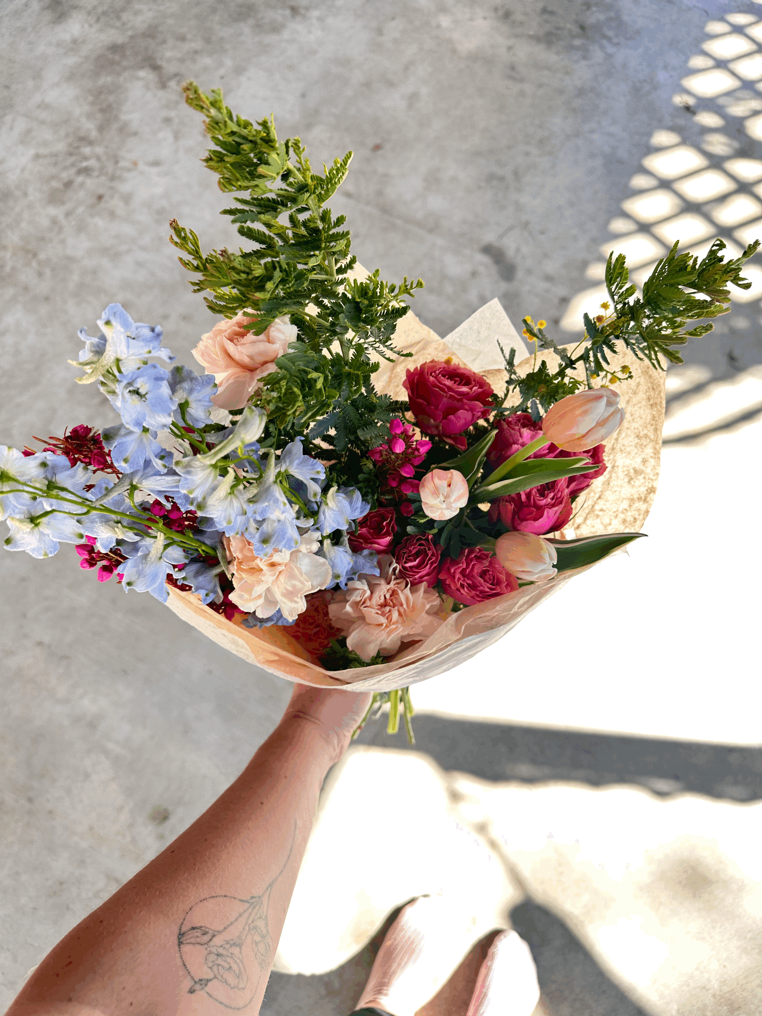 Hand Tied Wrap