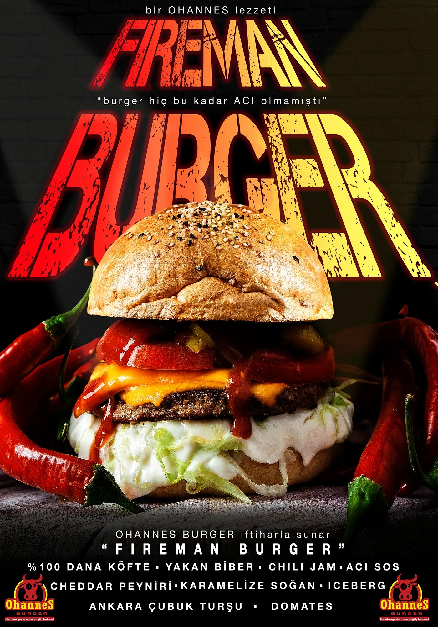 Outdoor Billboard Design for Ohannes Burger