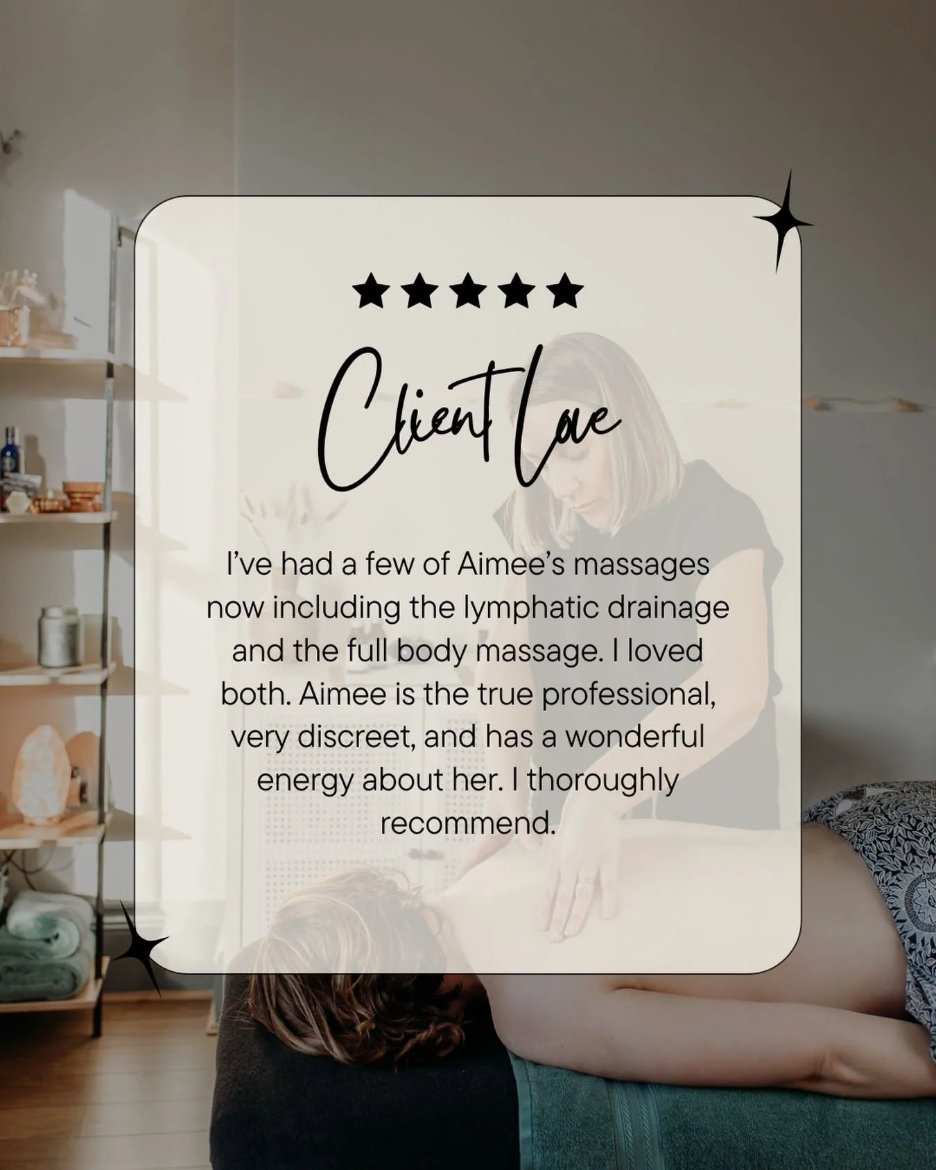 Some lovely words from a recent client. Sometimes people settle into a treatment they love time and time again, some love to try something new and different. If you&rsquo;ve been thinking about trying that thing, just do it!