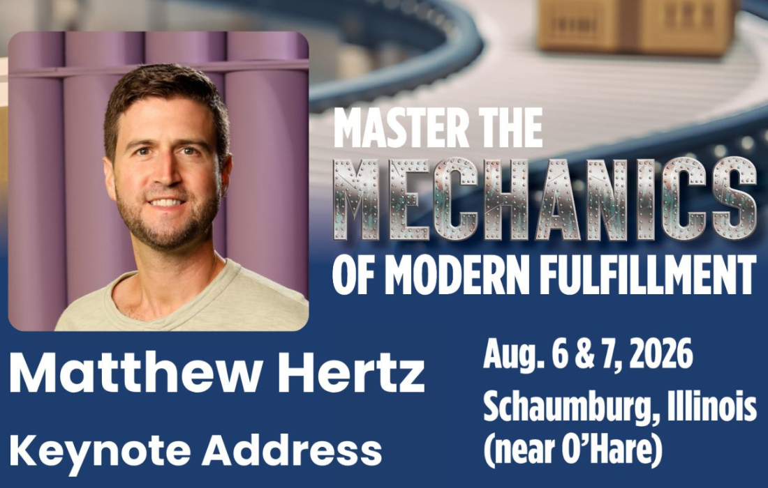Matt Hertz To Give Keynote Address at 2026 International Warehouse Logistics Association Fulfillment Forum