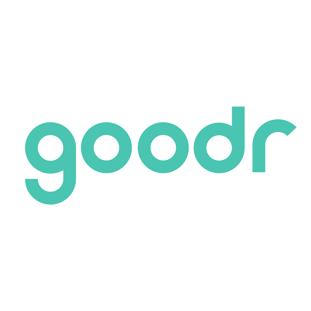 goodr logo, a Third Person Collective brand partner