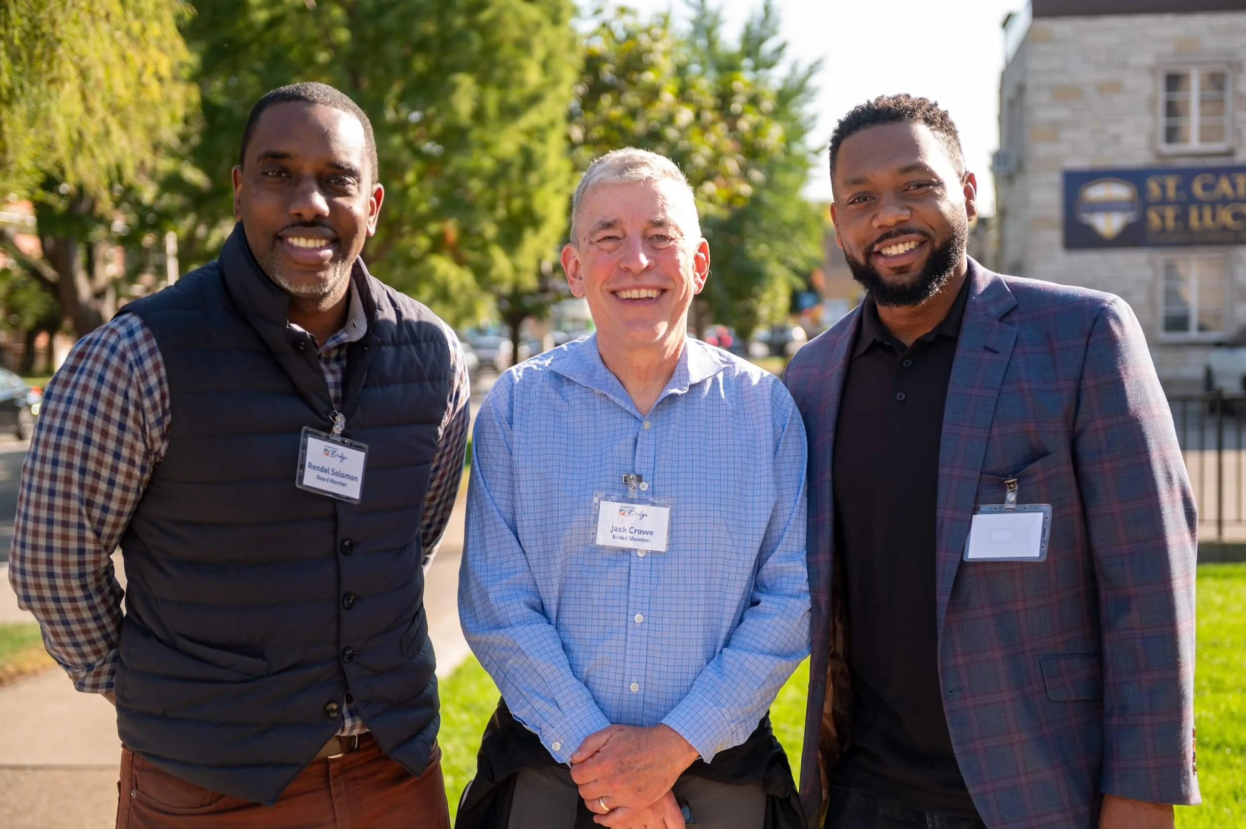 (L to R) TNB Board Members Rendel Solomon, Jack Crowe, and Karron Hurks.