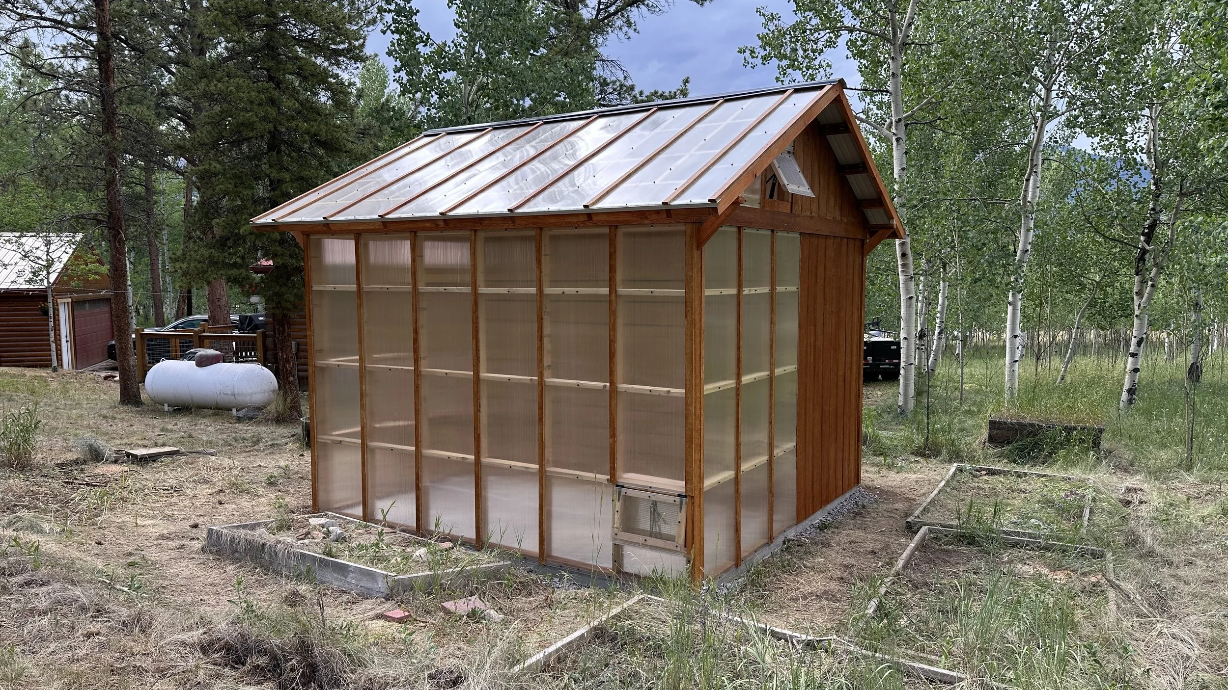 Custom 12x12 Greenhouse/shed build.