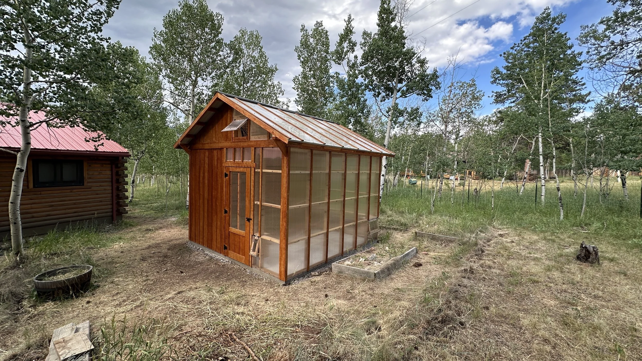 Custom 12x12 Greenhouse/shed build.