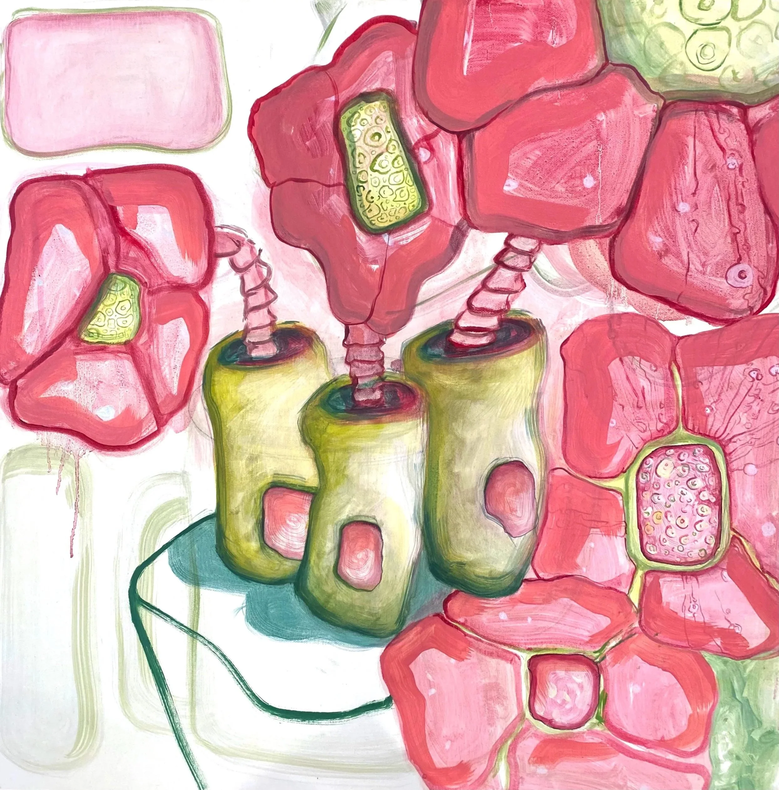 remember me, acrylic on canvas, 24" x 24" 2022