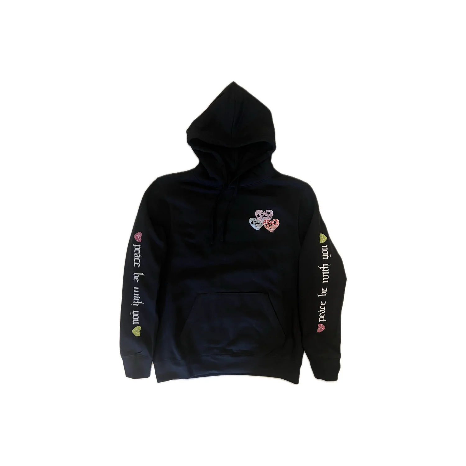 Multi Logo Back Print Hoodie — peacebewithyou.com