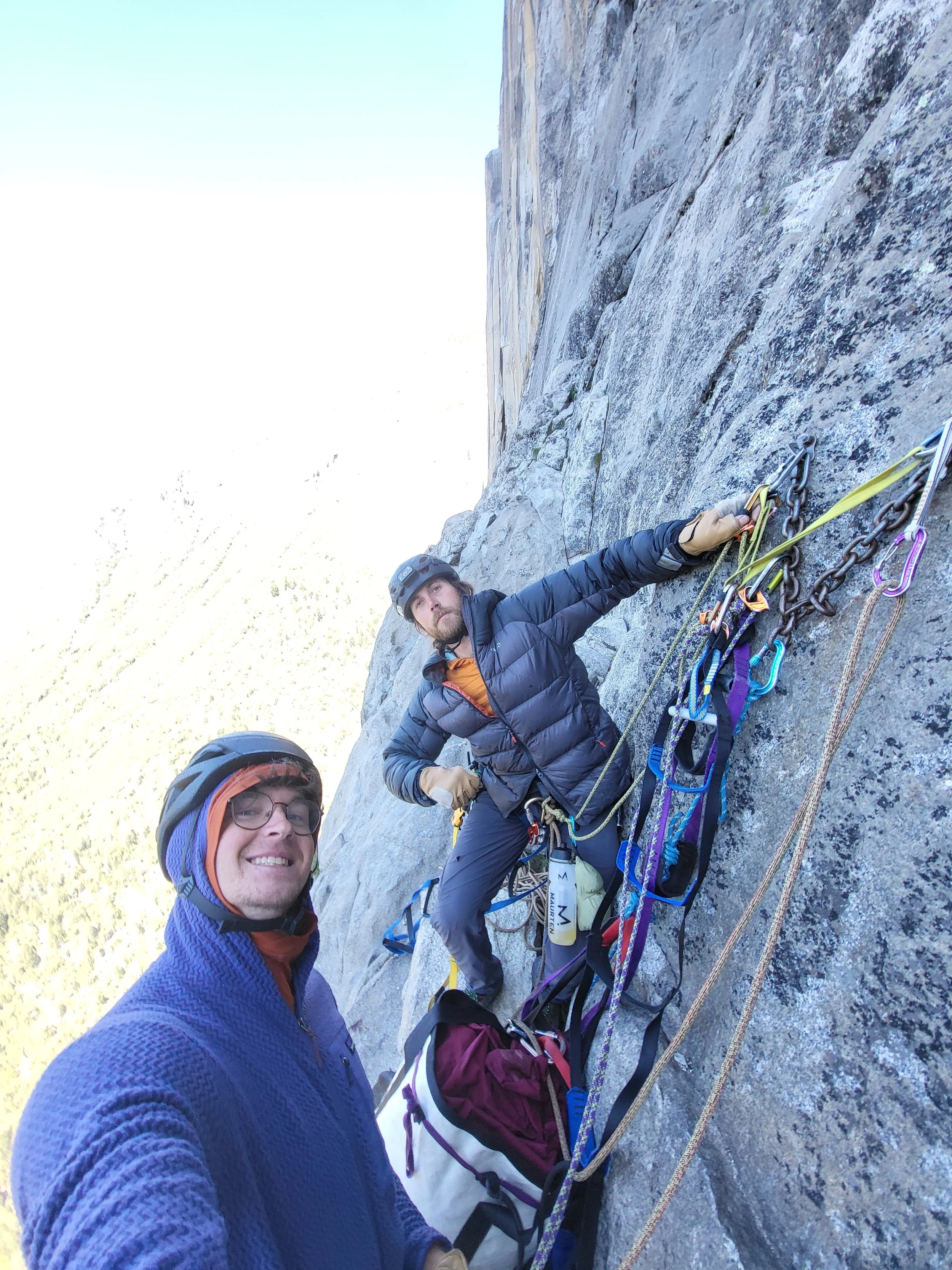 Multi Pitch climbing on El Capitan