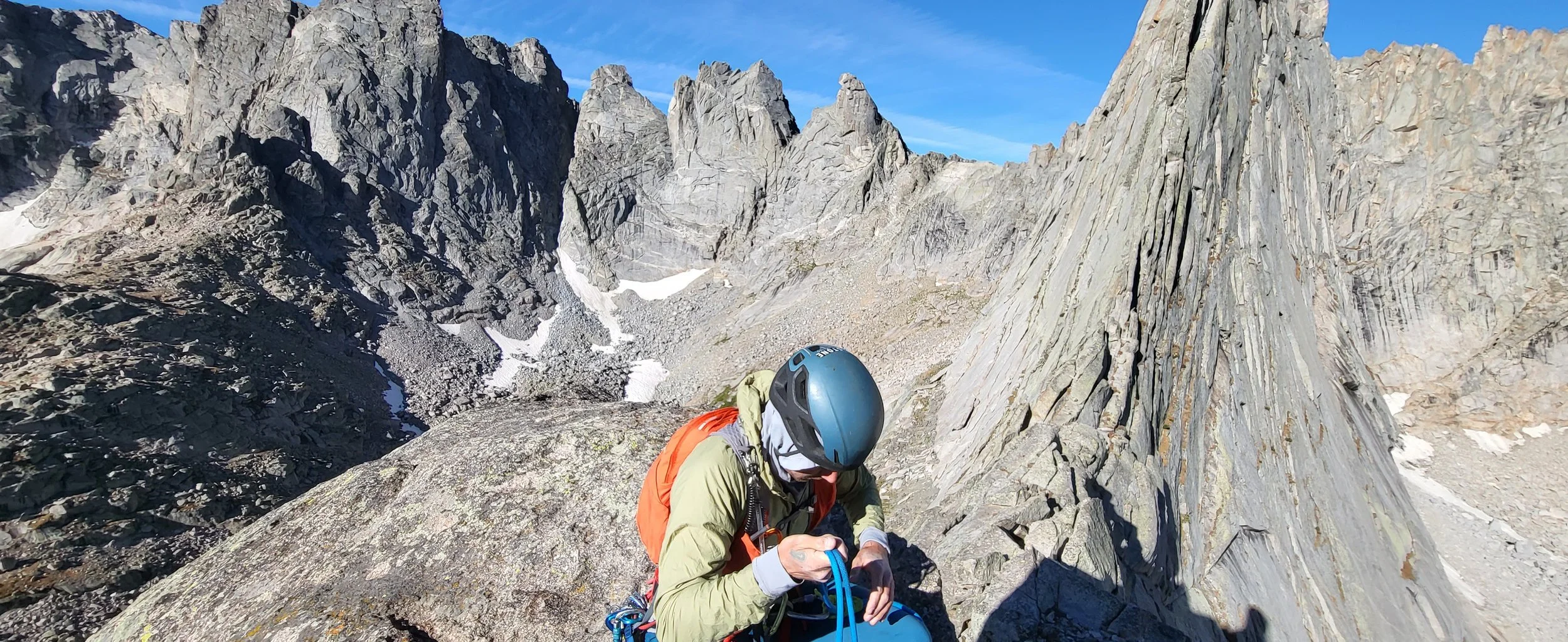 Multi Pitch Climbing in Wyoming
