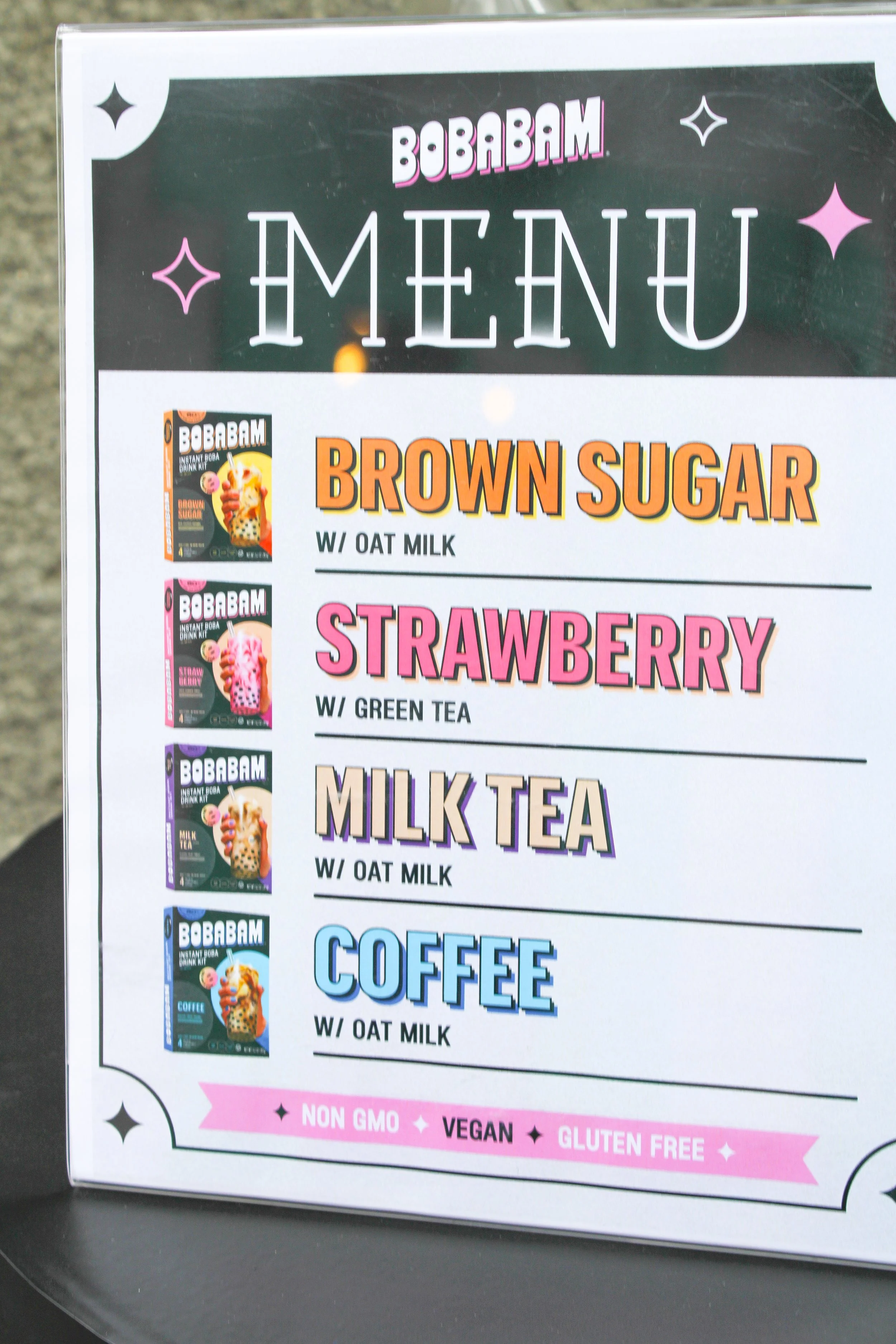 Tabletop Menu