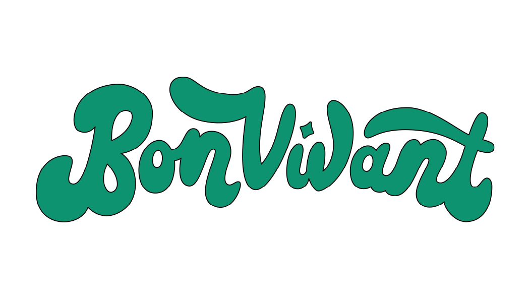 The word "BonVivant" written in stylized, cursive green font.