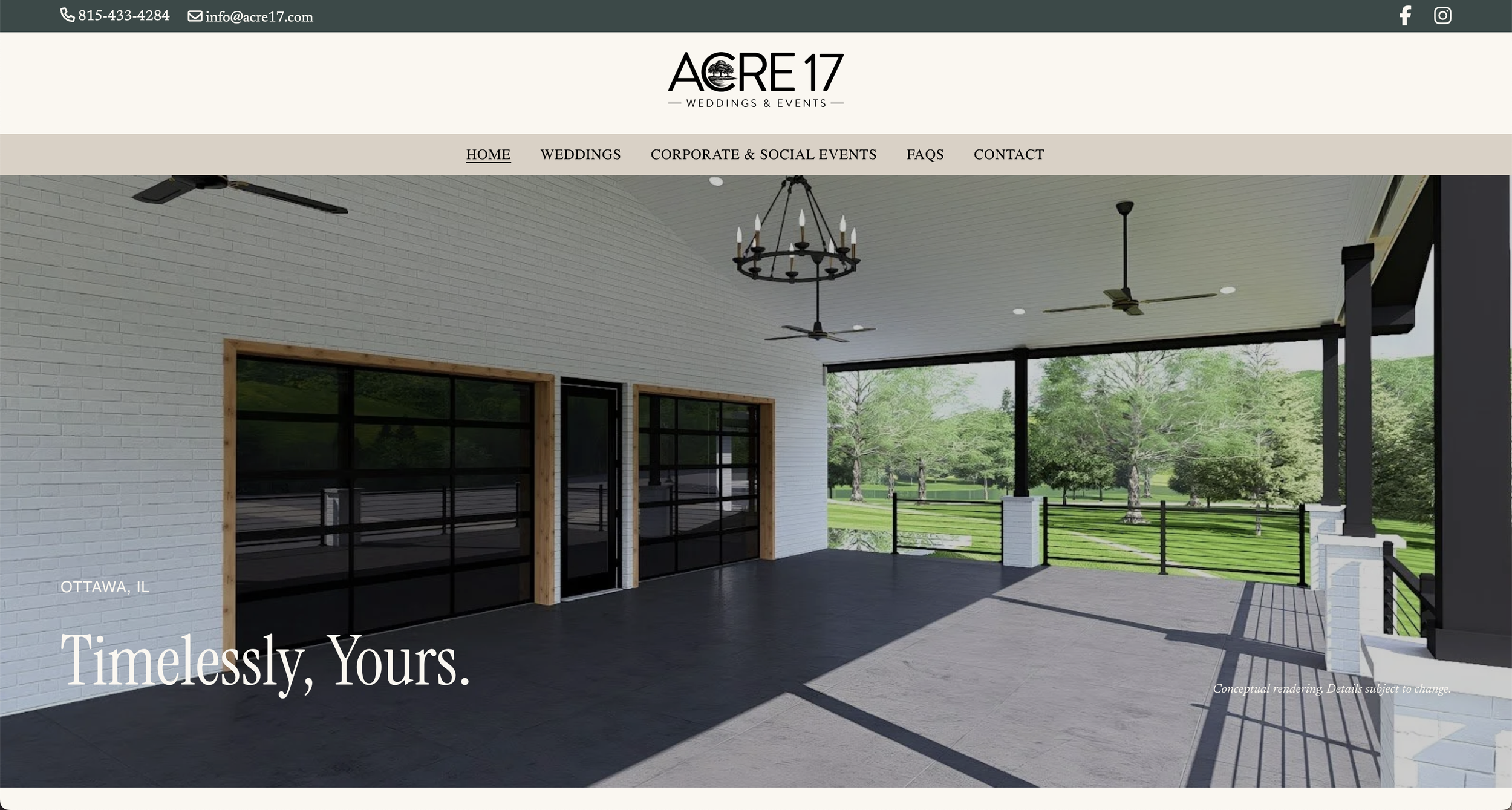 Acre 17 | Hospitality Website