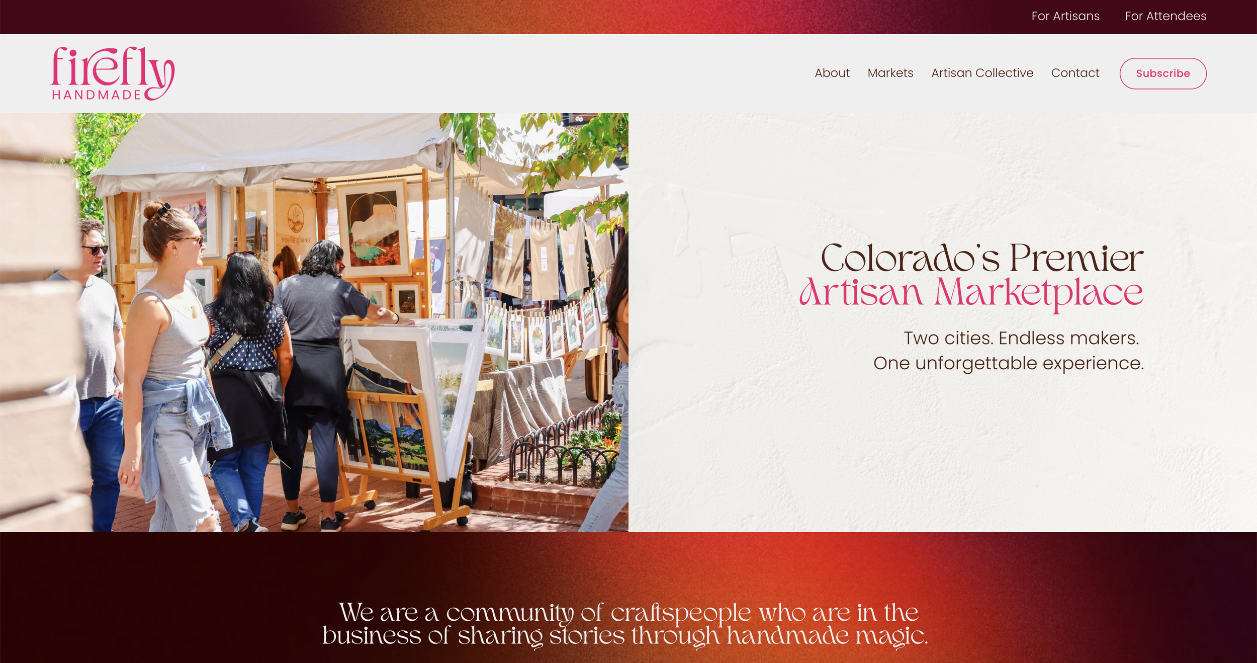 Firefly Handmade | E-Commerce/ Creative Website