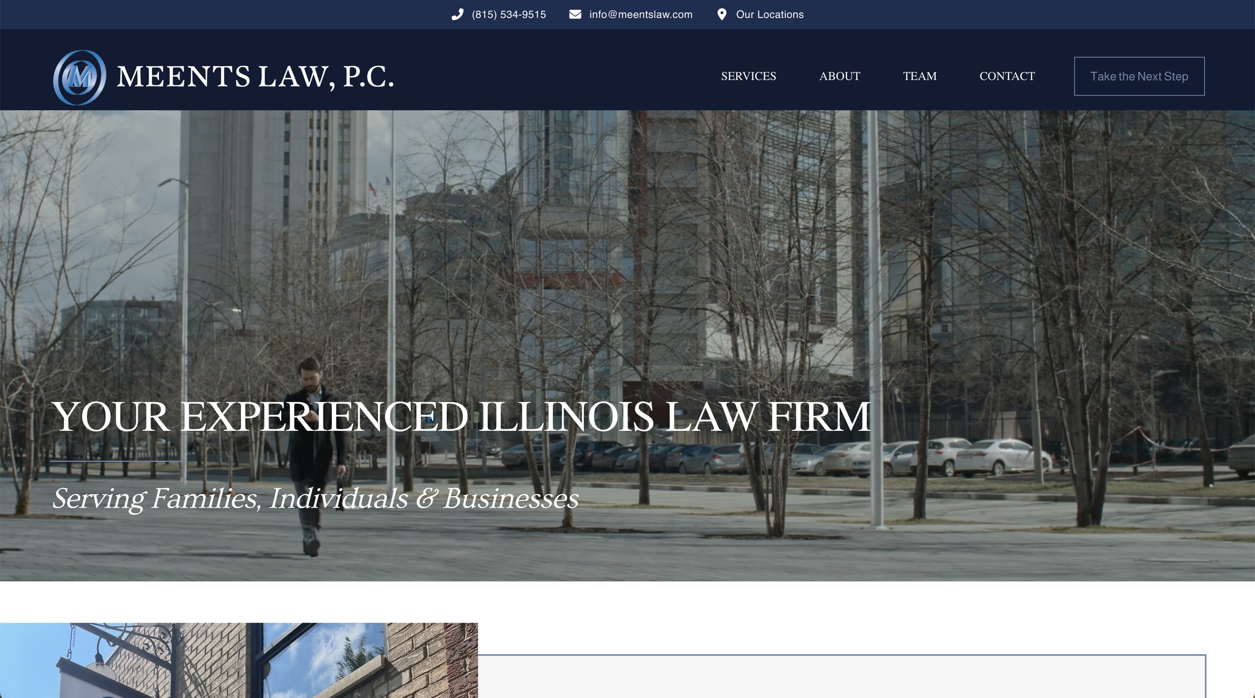 Meents Law | Legal Services Website