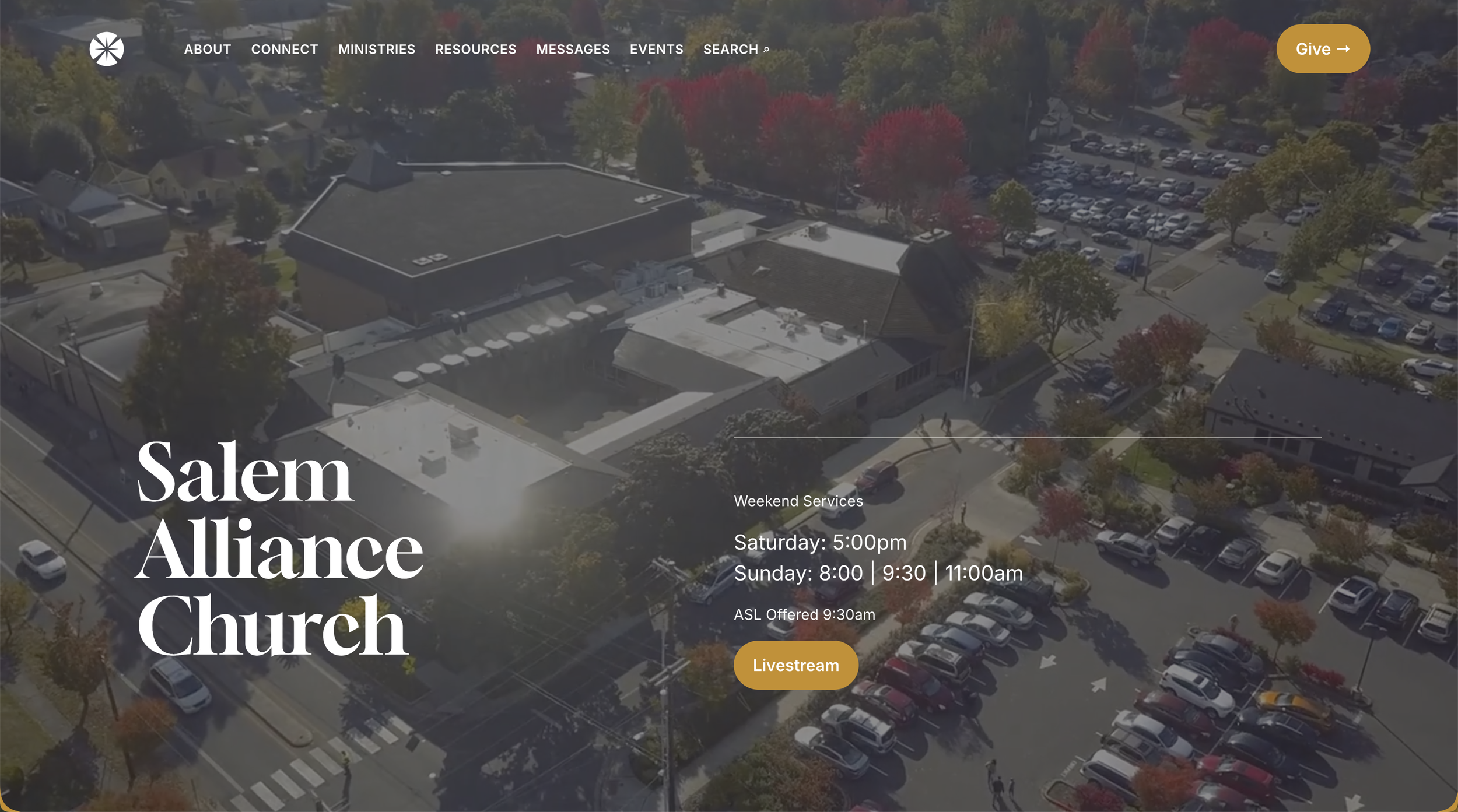 Salem Alliance Church | Religion &amp; Non-profit Website