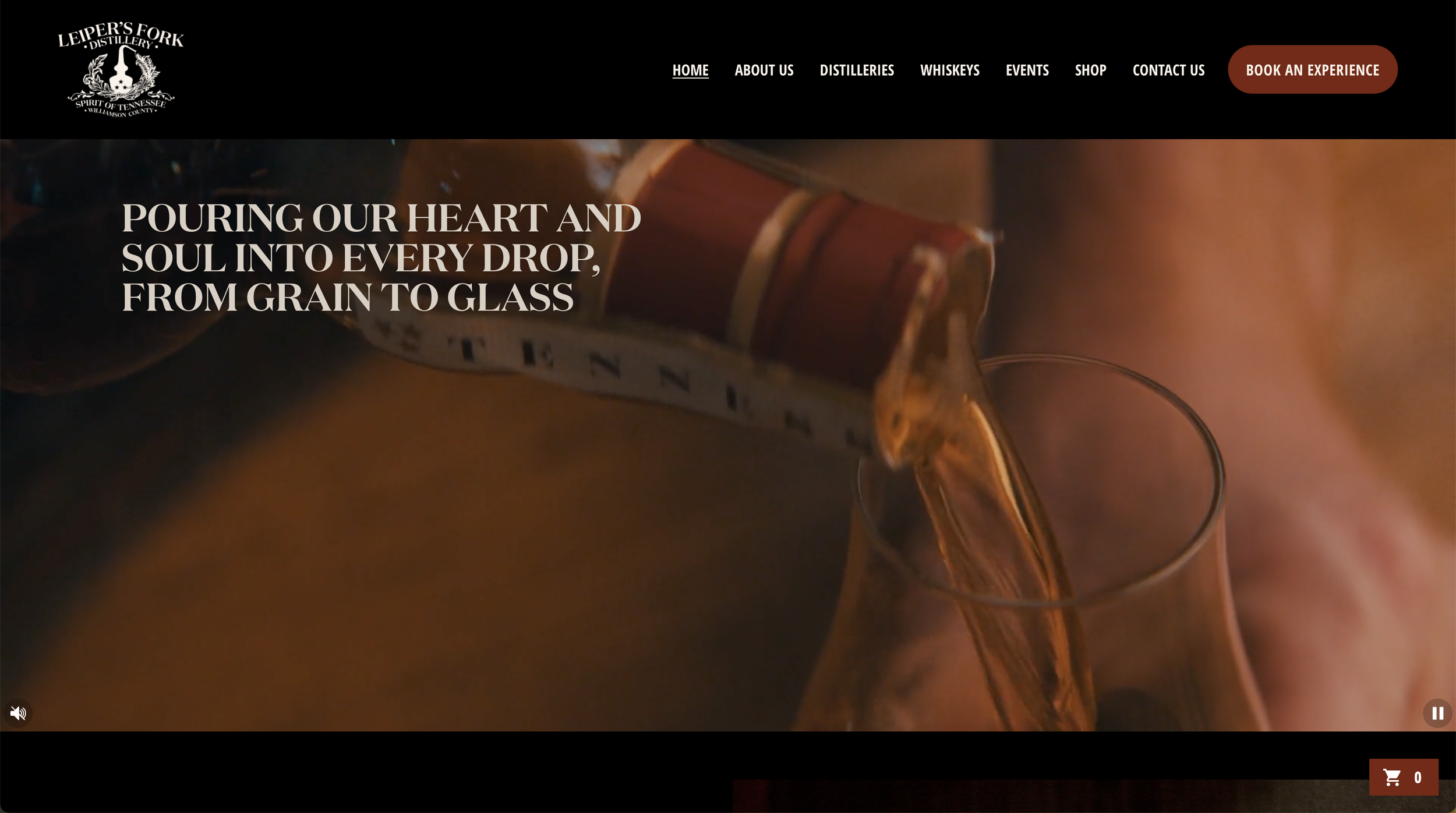 Leiper's Fork Distillery | Food &amp; Beverage Website