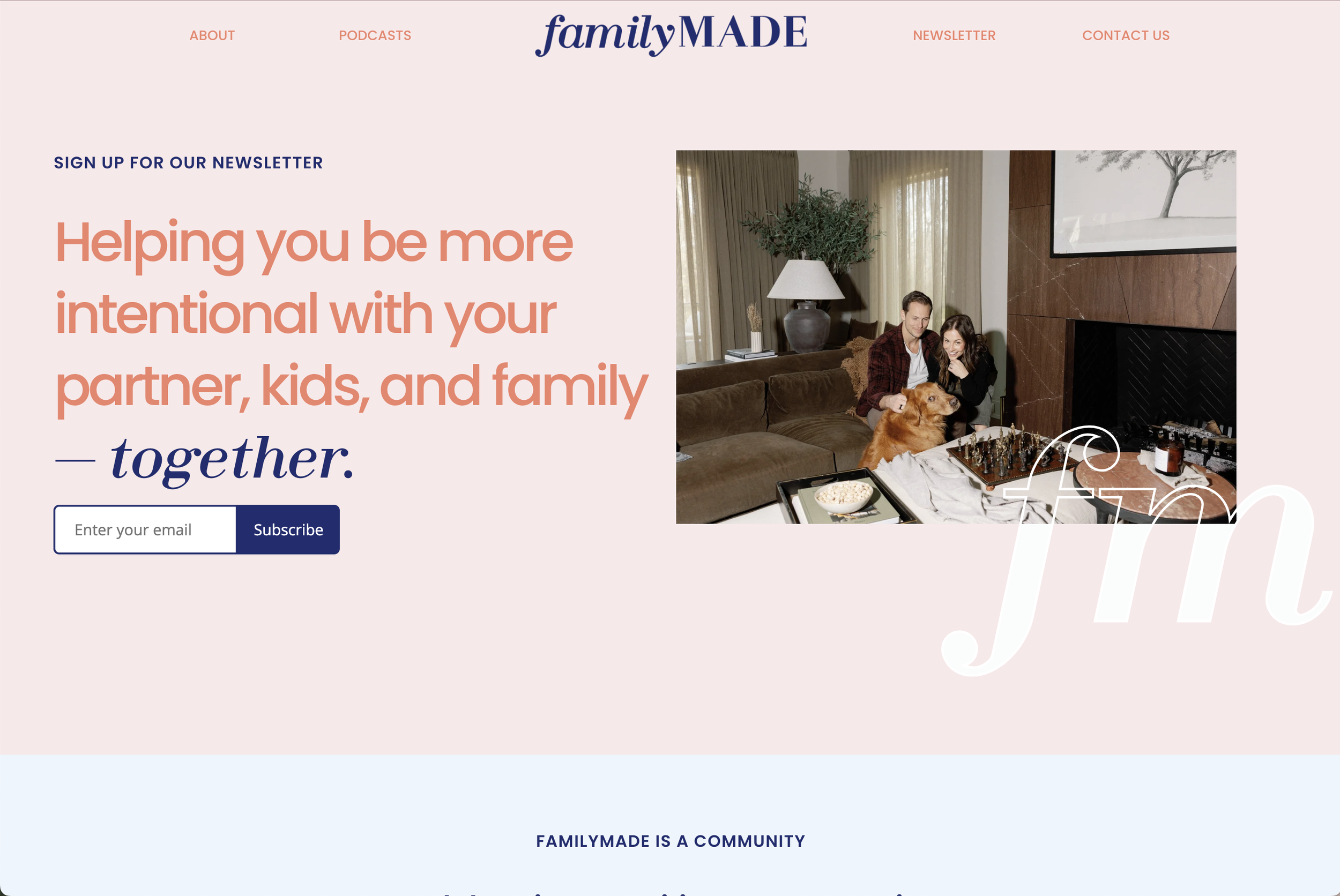 FamilyMade | Podcast &amp; Influencer Website
