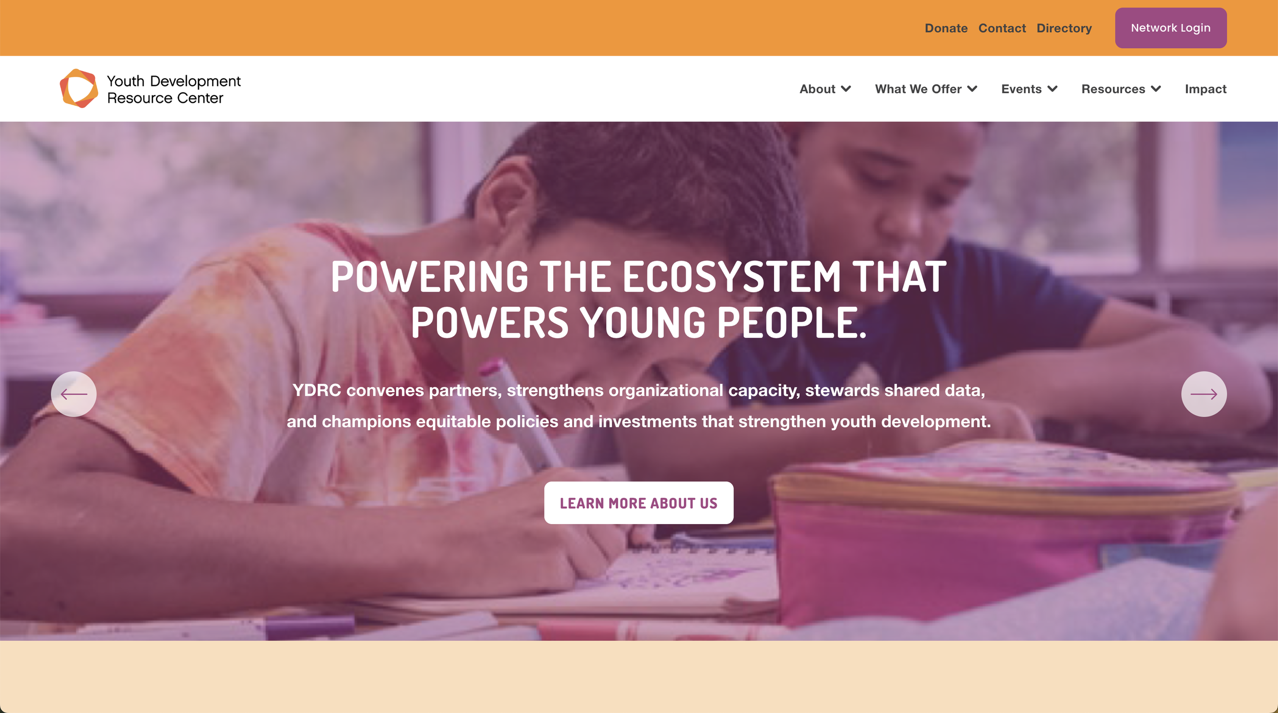 YDRC | Non-profit &amp; Education Website