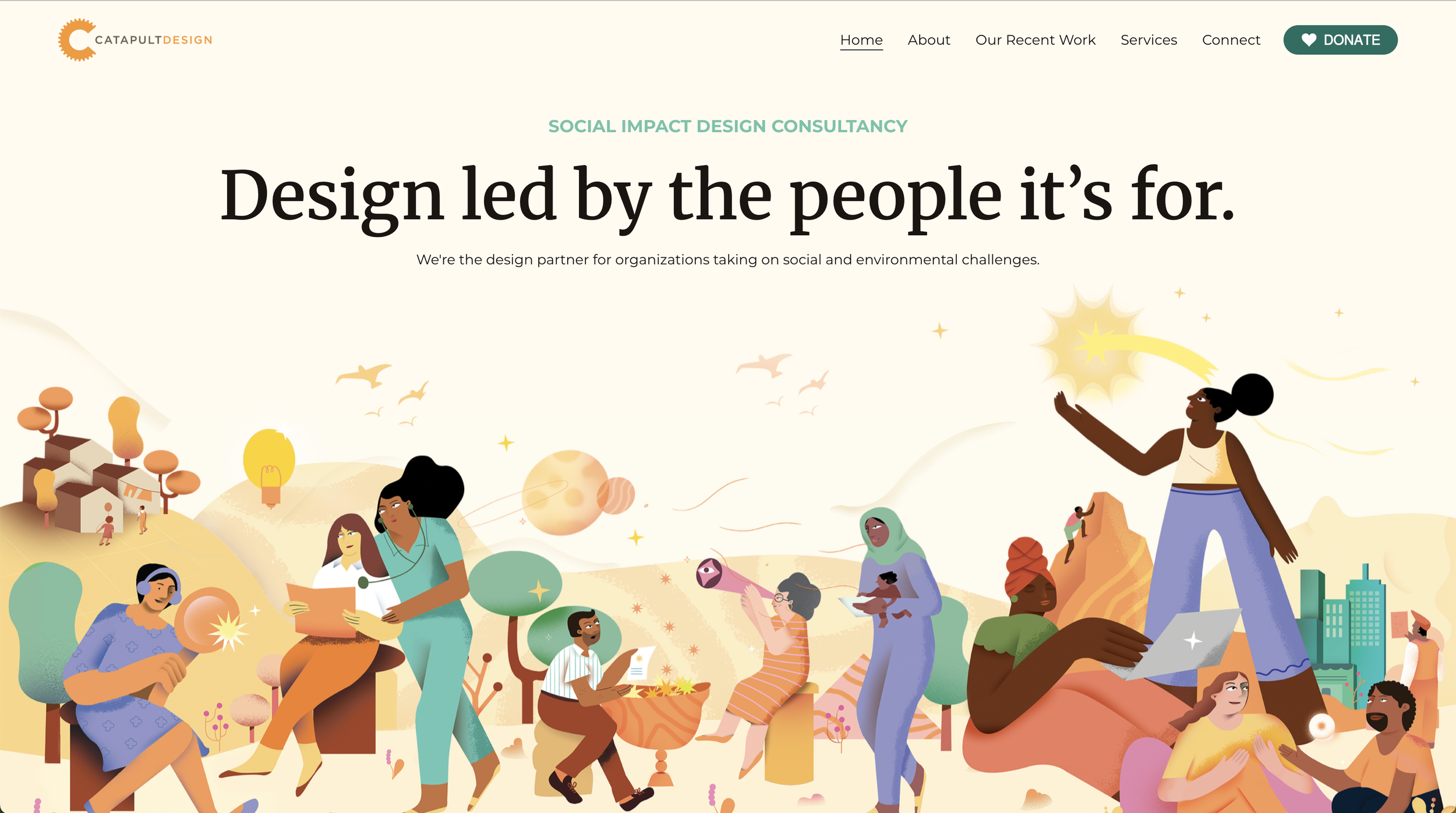 Catapult Design | Non-profit &amp; Design Website