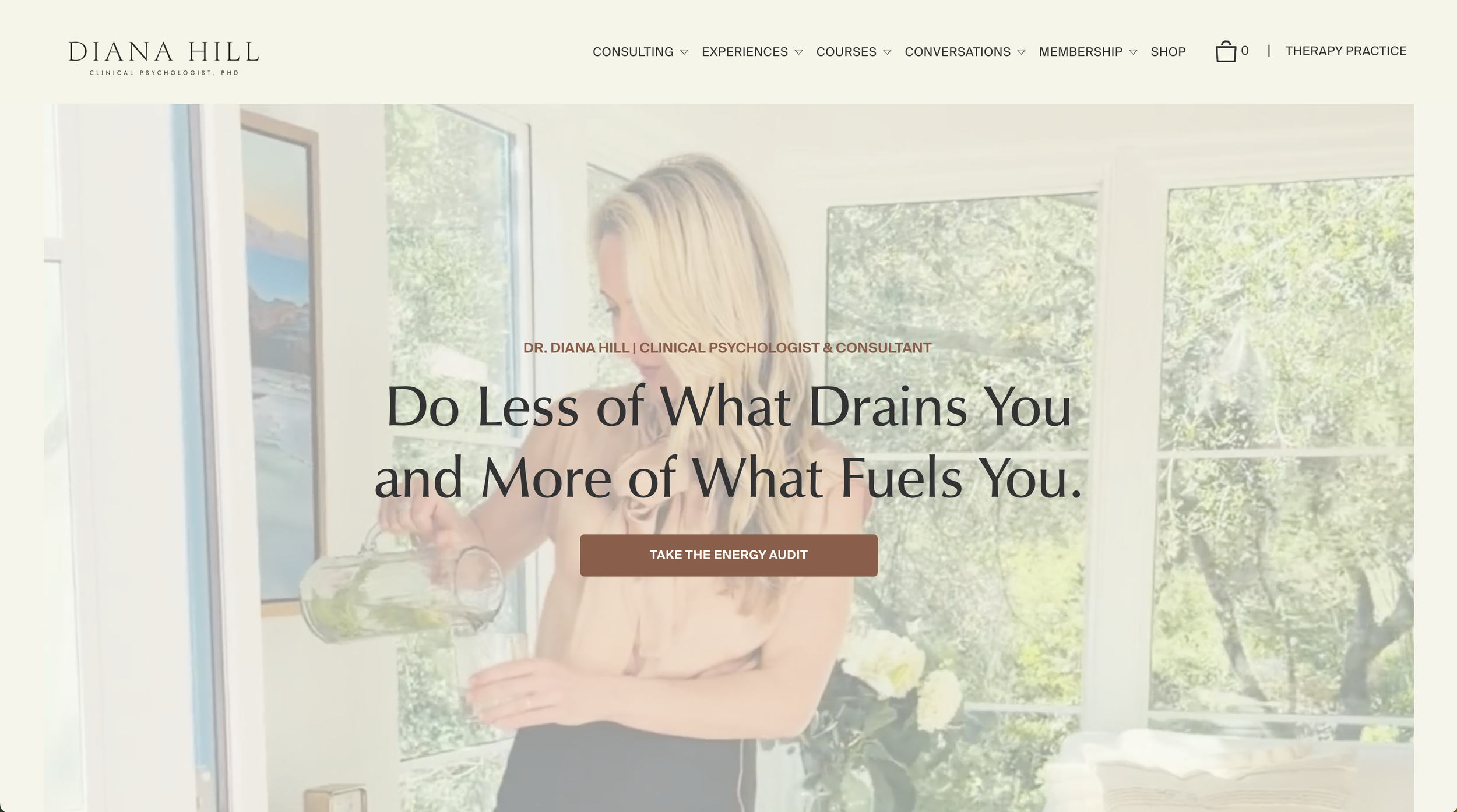 Dr. Diana Hill | Coaching &amp; Wellness Website