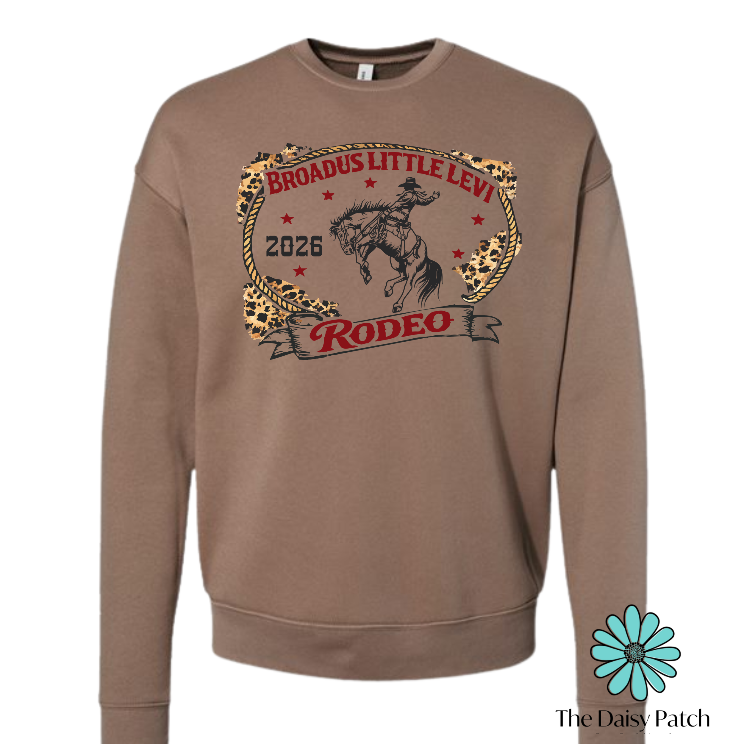 Ladies Leopard Crewneck