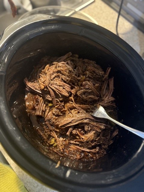 Easy 6 Ingredient Family Meal Crockpot Recipe - Mississippi Pot Roast