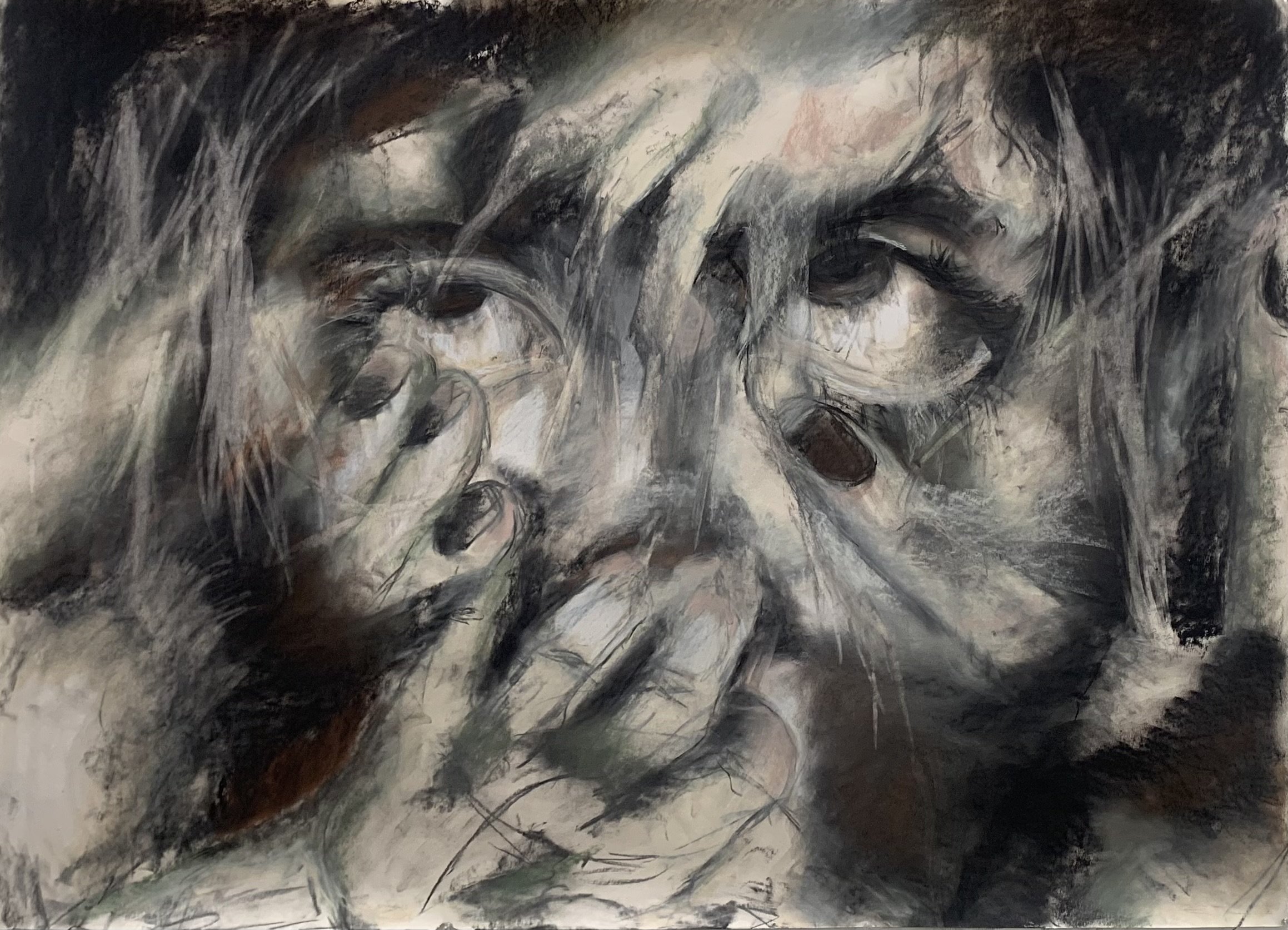 Untitled (2022)
charcoal and soft pastel on paper
36 x 60 inches
