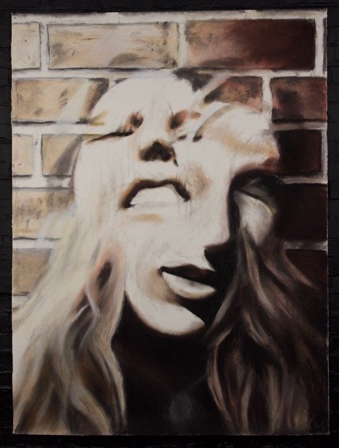 Fracture (2020)
charcoal and soft pastel on paper
45.5 x 60 inches