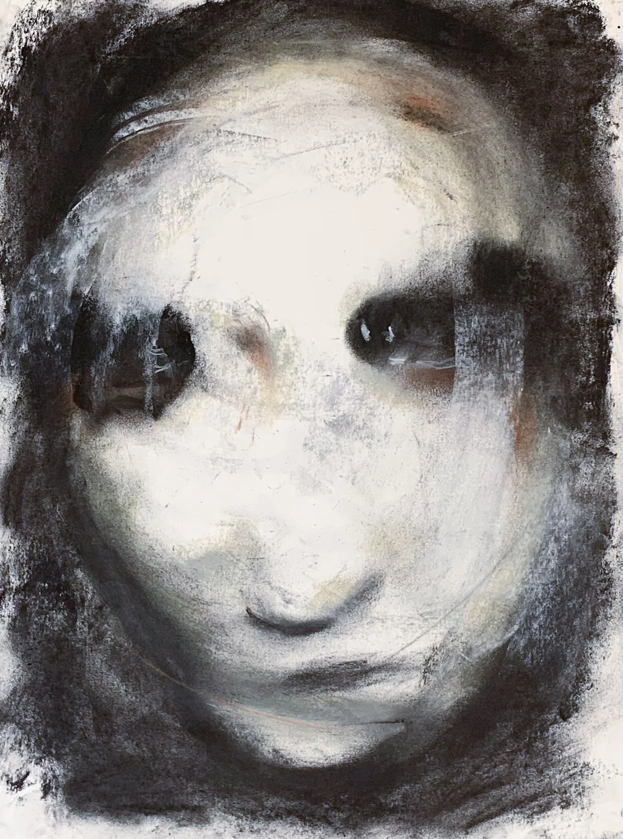 Untitled Series #10 (2022)
charcoal and soft pastel on paper
11 x 15 inches