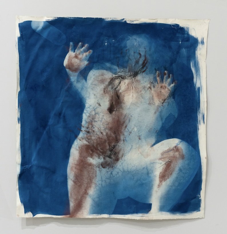 Imprint Series #1 (2023)
cyanotype and soft pastel on paper
45 x 48 inches