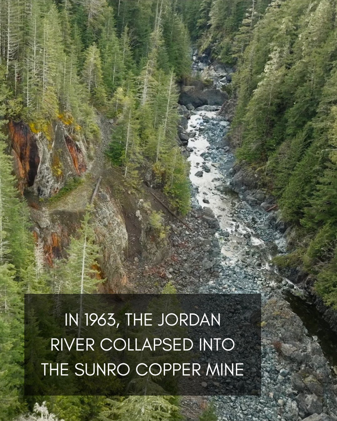 This is the first post in a three-part series exploring the mining history of the Jordan River watershed and how past industry continues to shape the landscape today.

In 1963, the Jordan River collapsed into the Sunro copper mine.

To access copper 