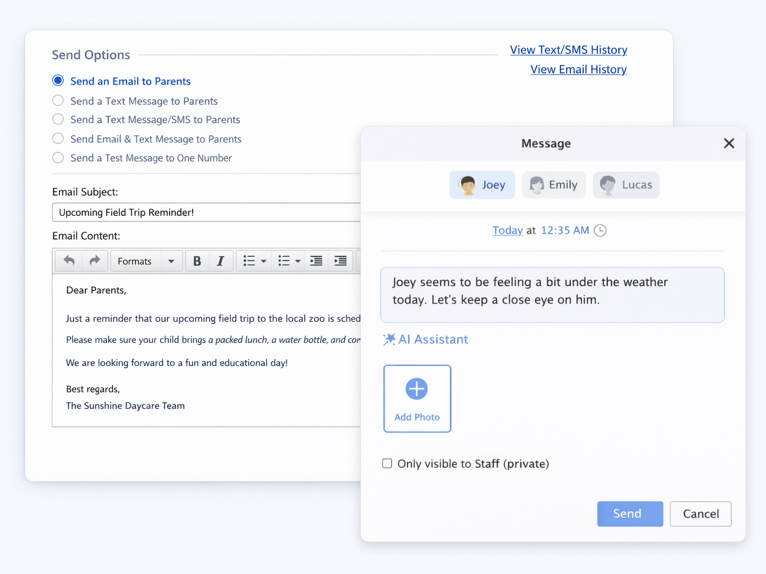 Parent Communication Software for Childcare — Daily Connect | Childcare ...