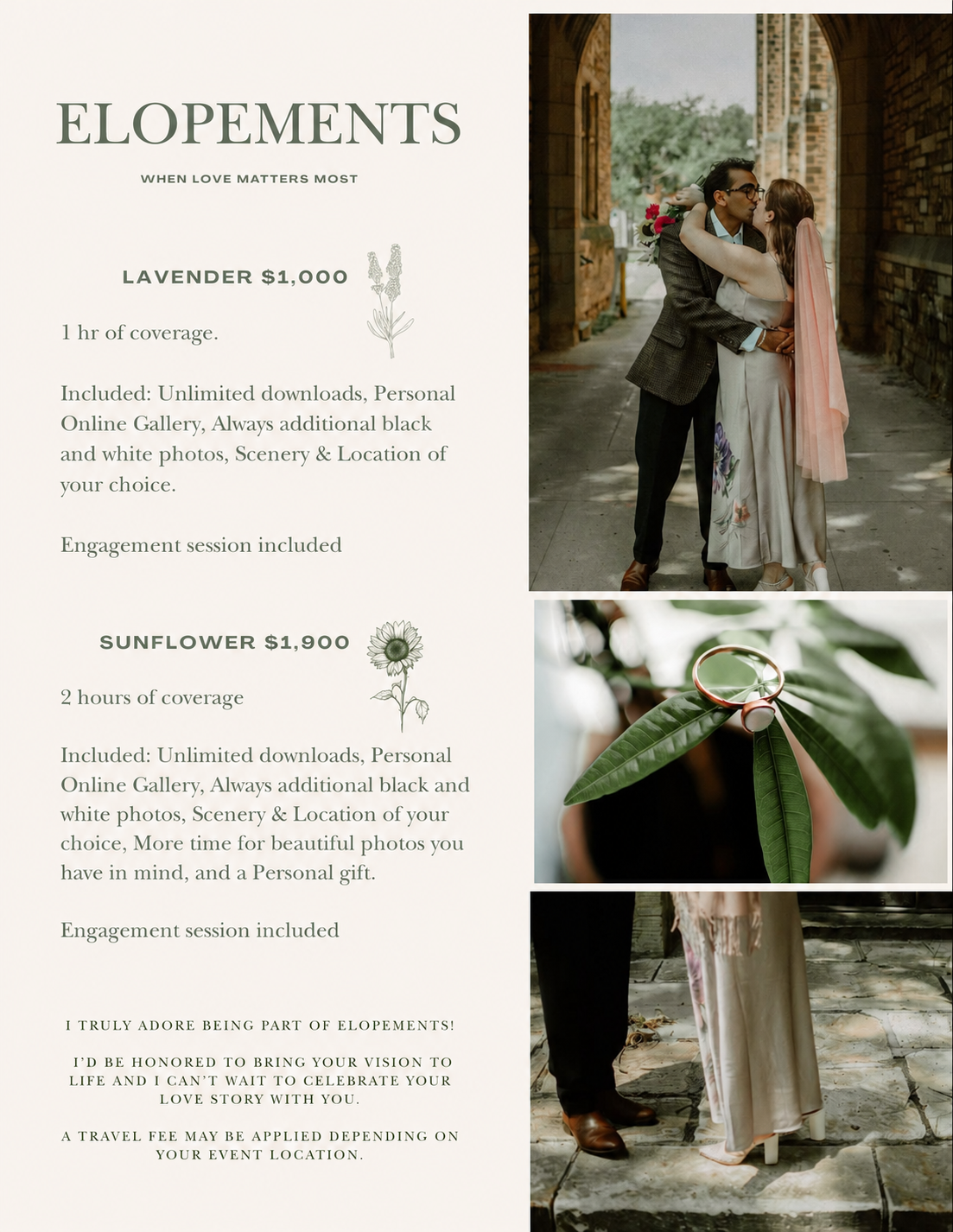 Affordable Elopement Photography Packages in Connecticut, CT Elopement Photographer, based in Waterbury, CT will travel